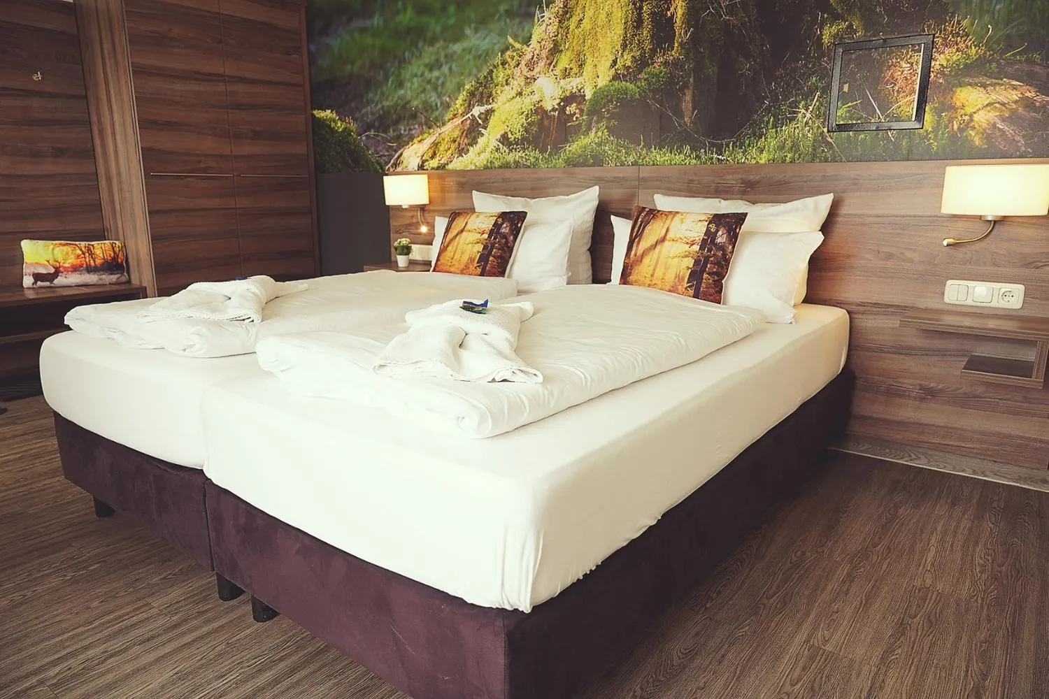 Bed in Hotel Mein Bergblick