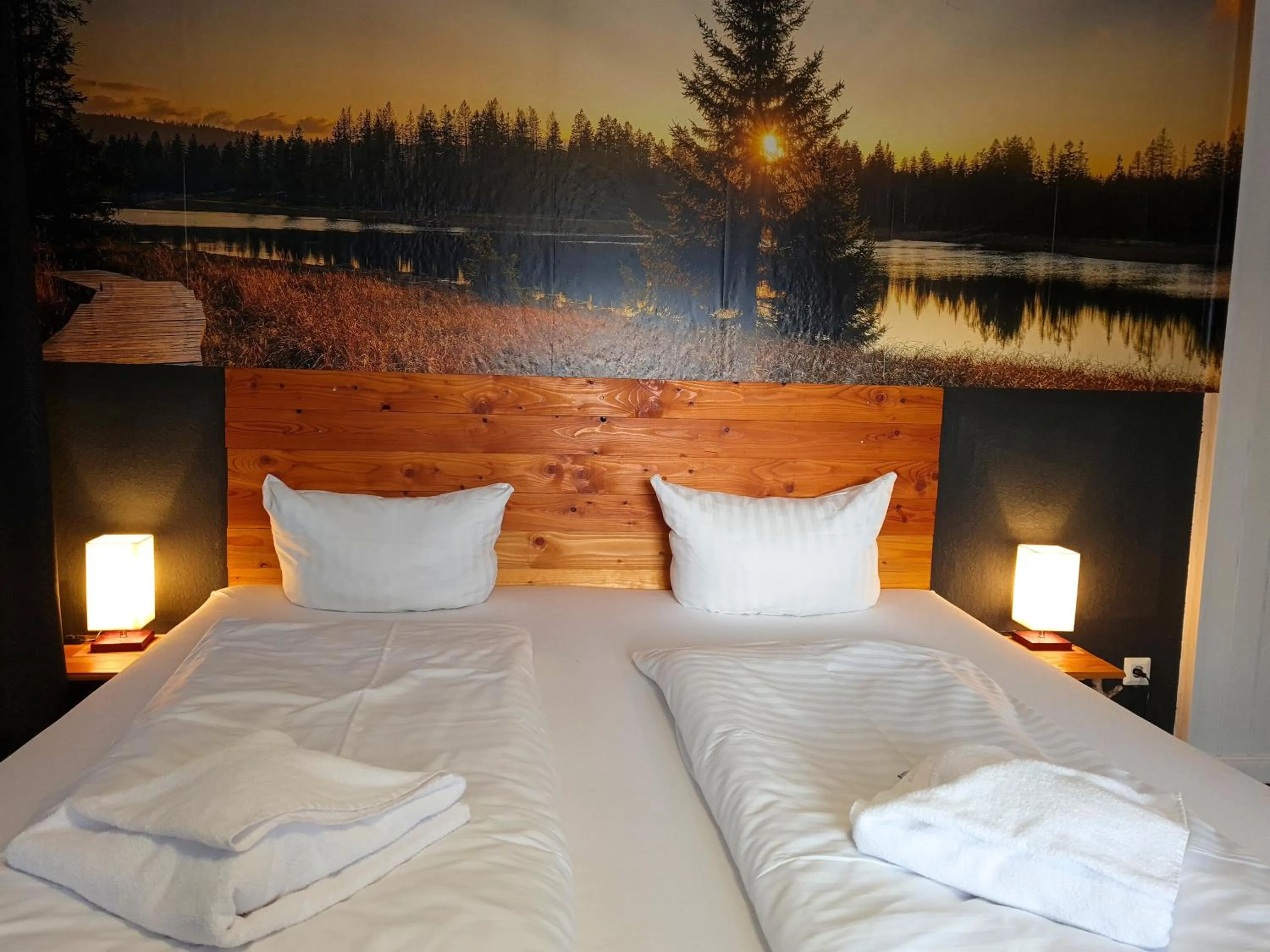 Bed in Hotel Mein Bergblick