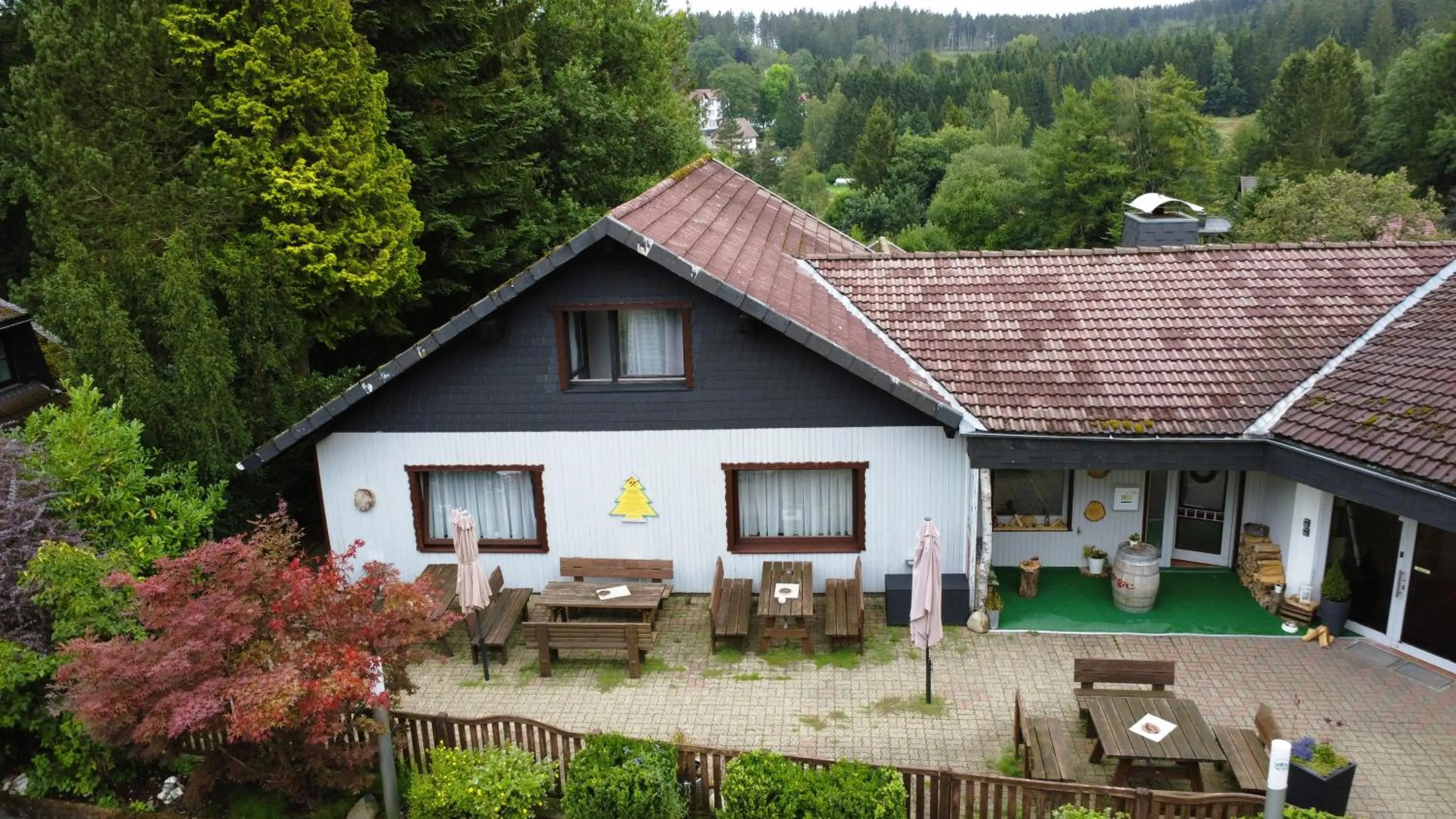 Property building in Hotel Mein Bergblick
