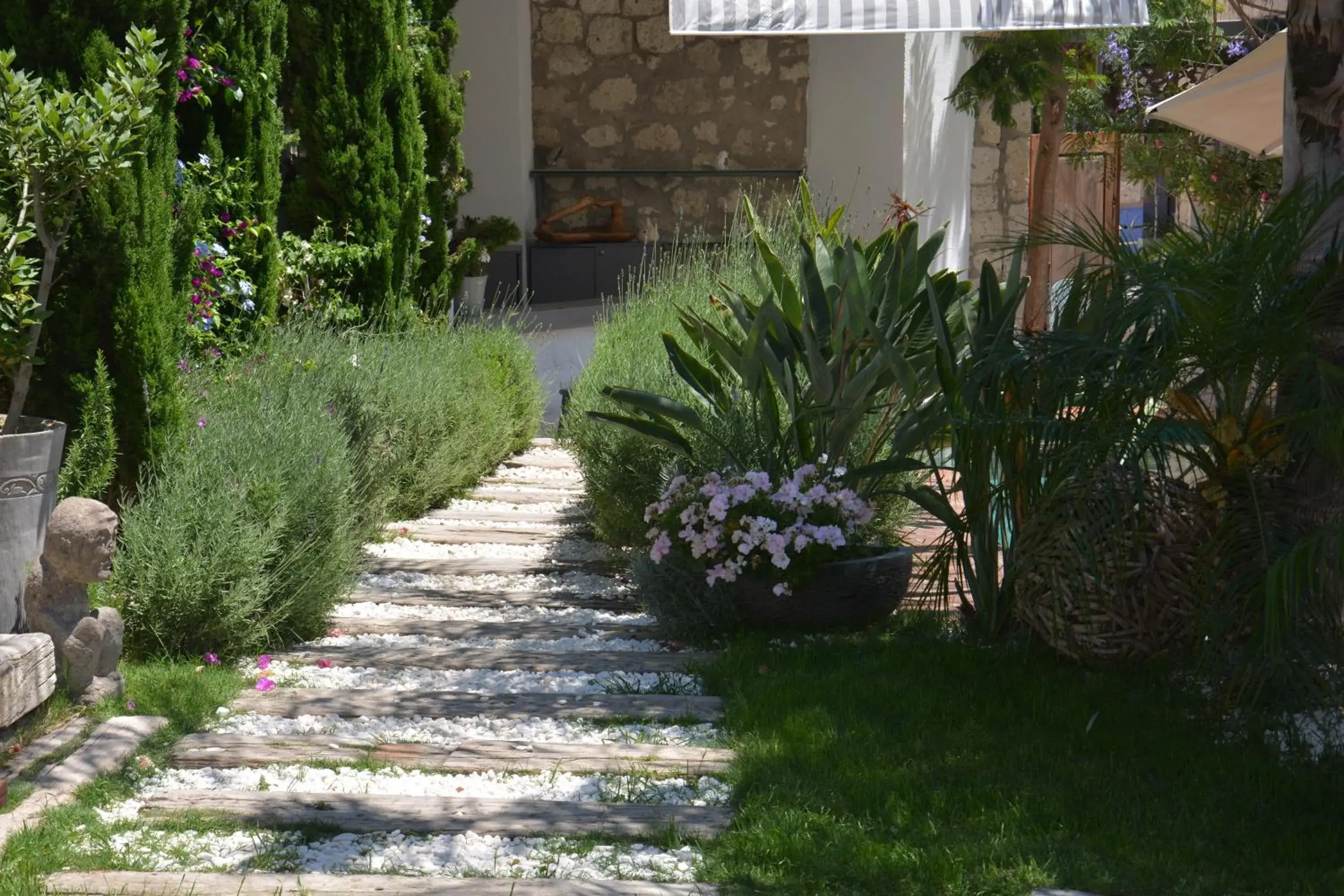 Garden view in Alaçatı Ala Hotel - Special Category Garden view in Alaçatı Ala Hotel - Special Category