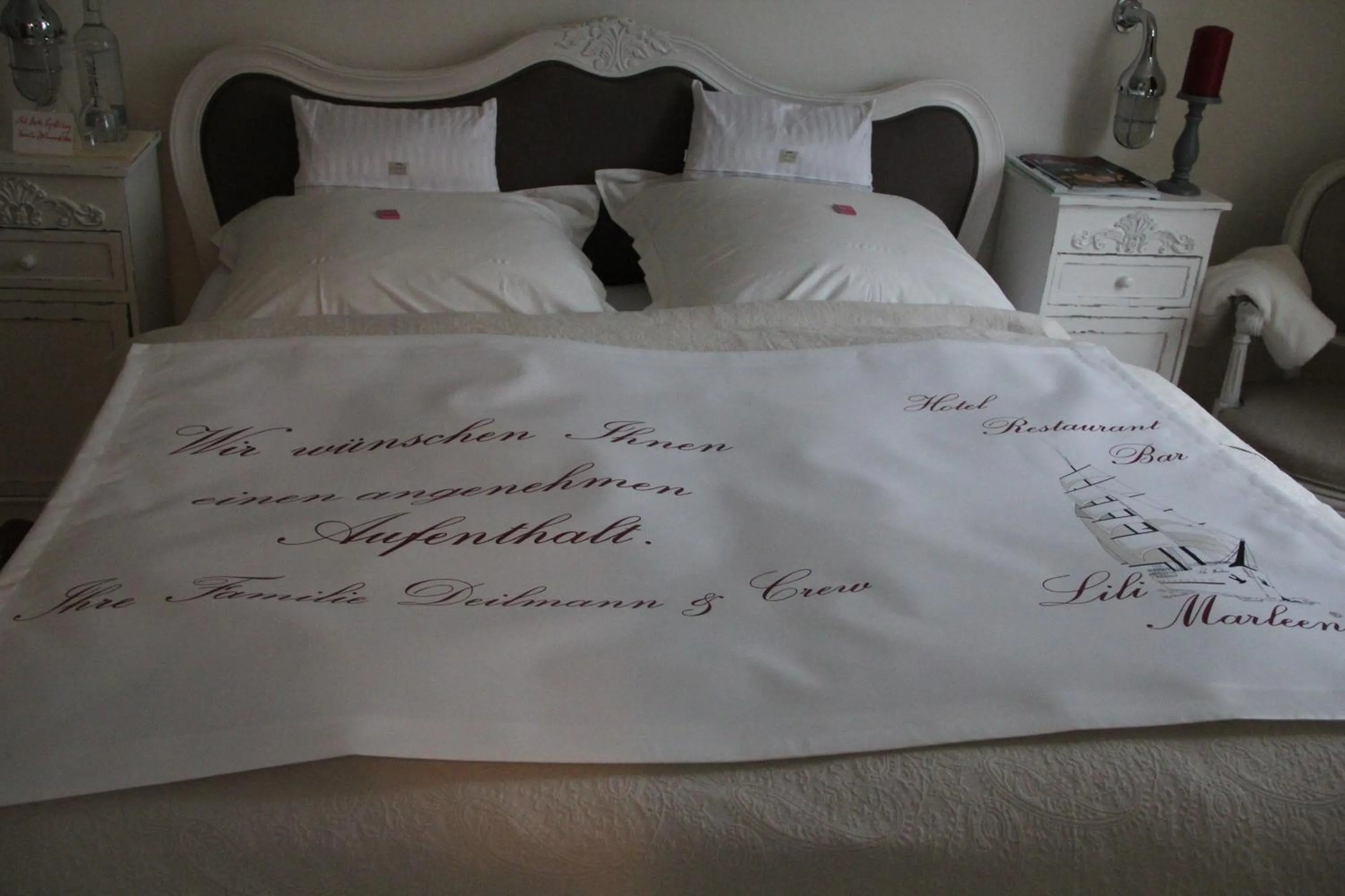 Bed in Hotel Lili Marleen