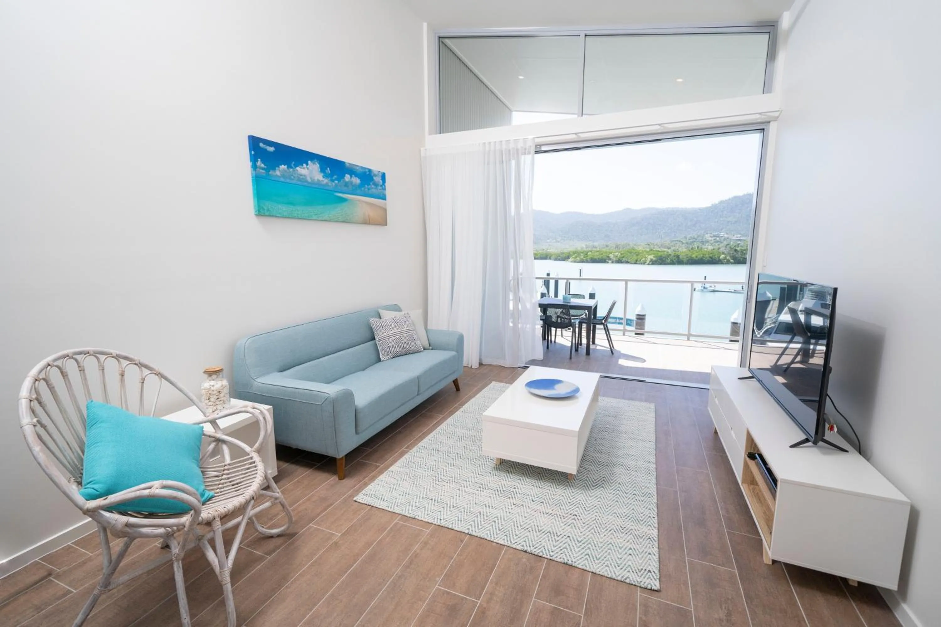 Living room in Harbour Cove