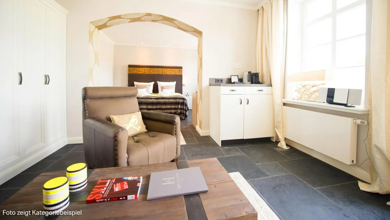 Bed in Hotel Hof Galerie