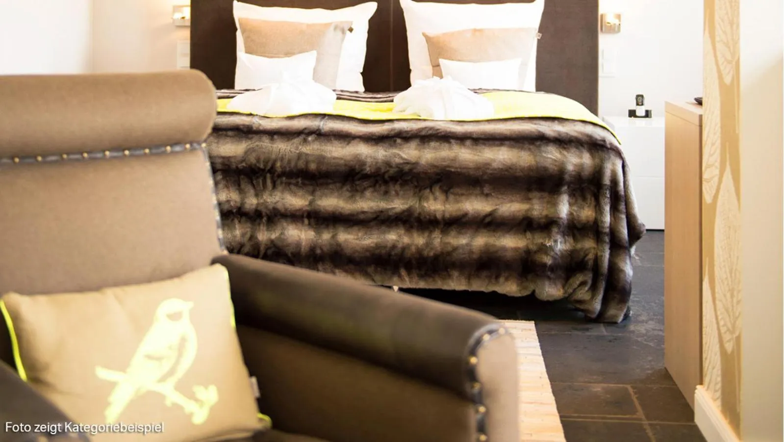 Bed in Hotel Hof Galerie