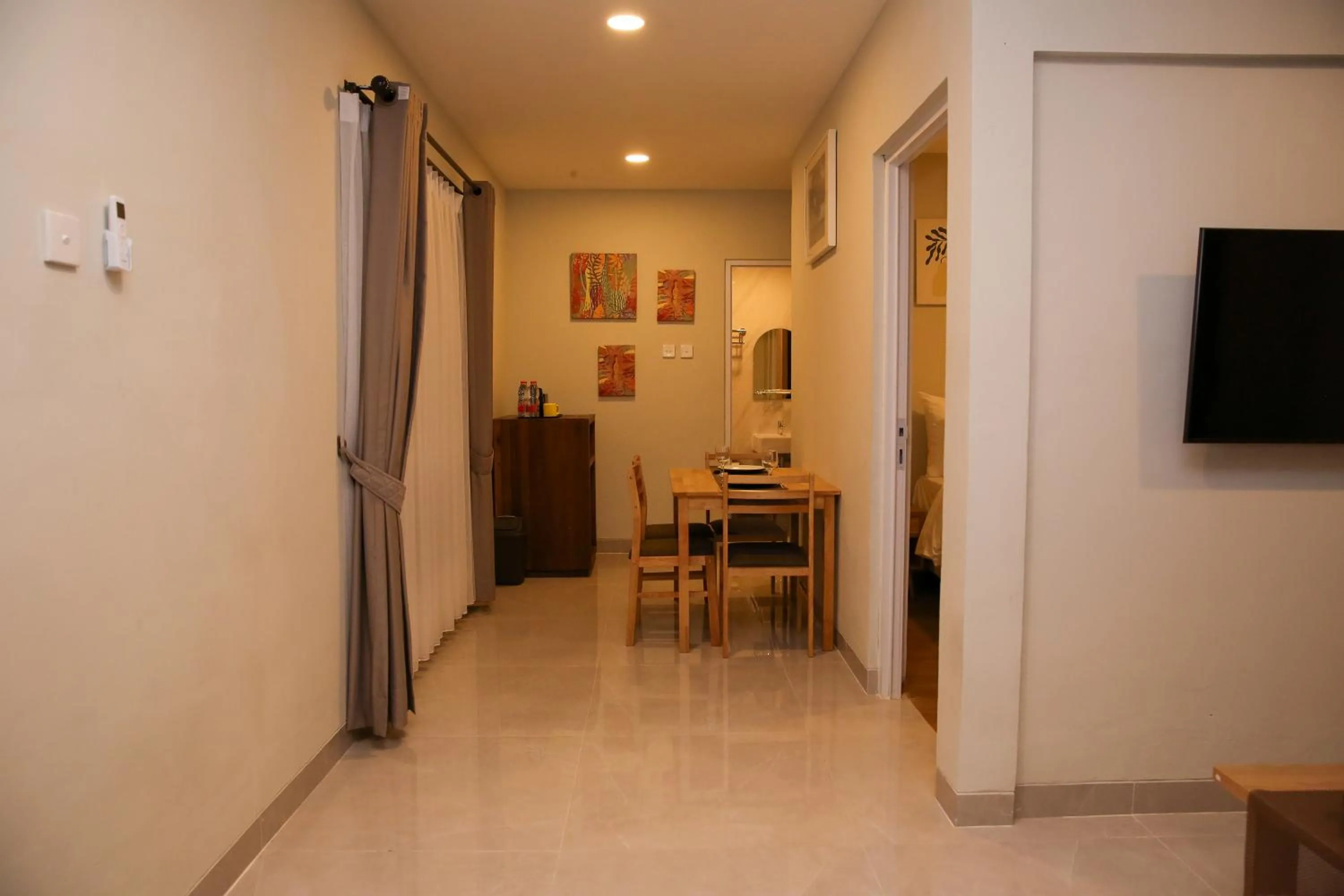 Living room in Avery Coconut Island Waterpark Beach Resort Carita