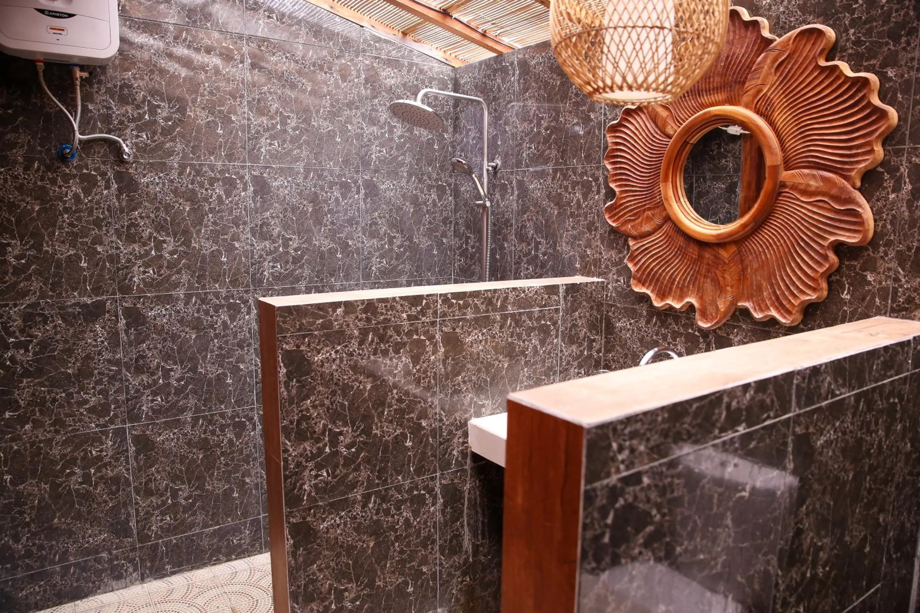 Bathroom in Avery Coconut Island Waterpark Beach Resort Carita