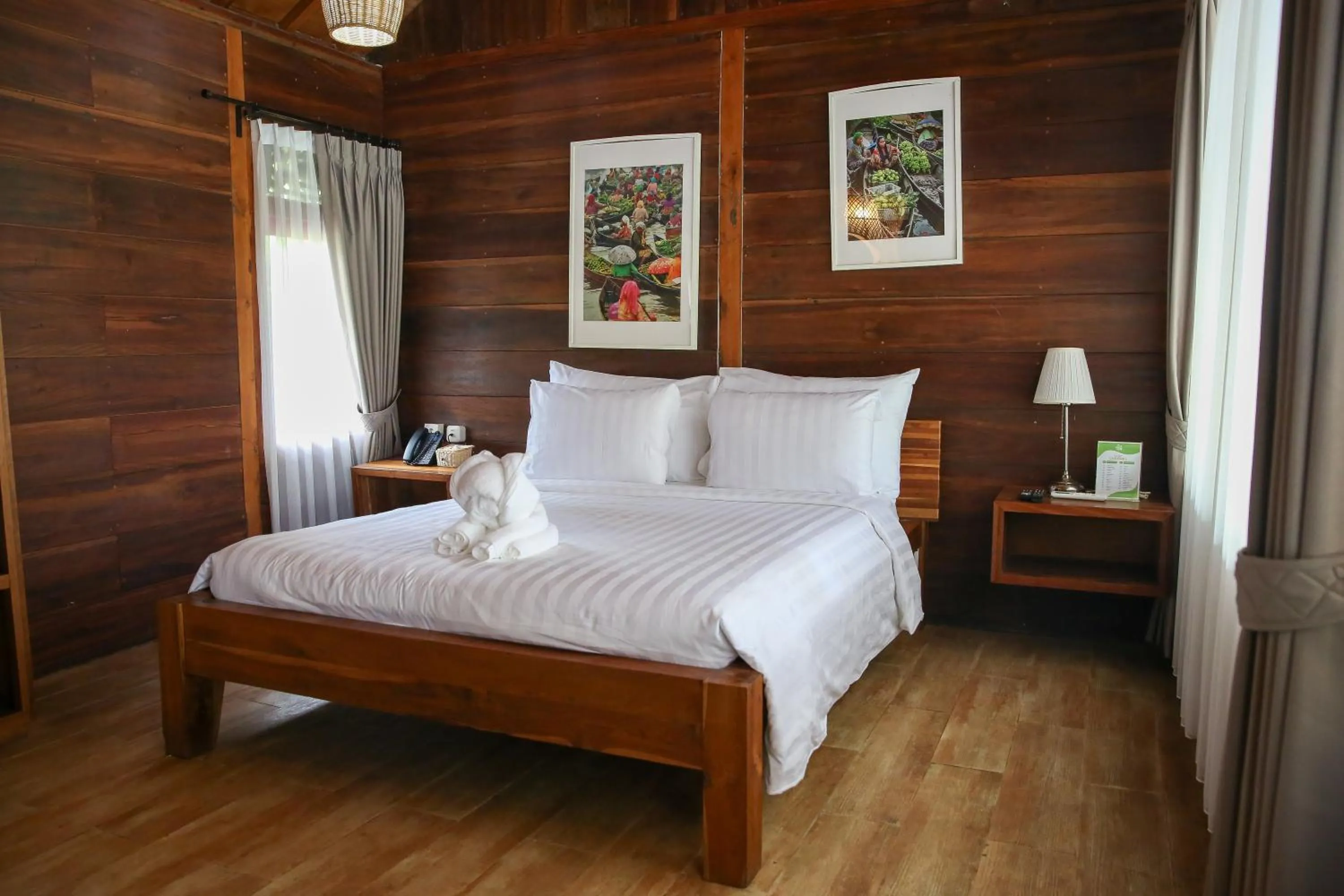 Bedroom, Bed in Avery Coconut Island Waterpark Beach Resort Carita