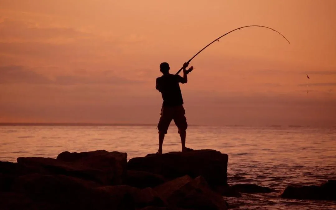 Fishing in Avery Coconut Island Waterpark Beach Resort Carita