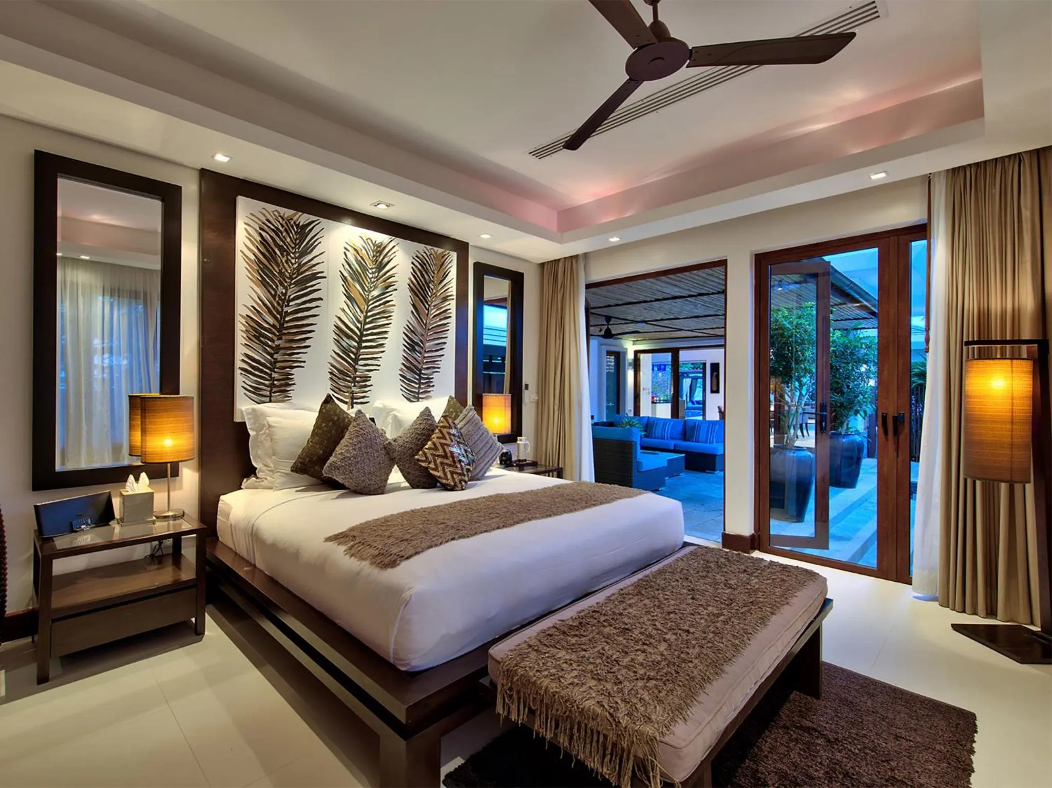 Bed in Villa Chi Samui - SHA Extra Plus