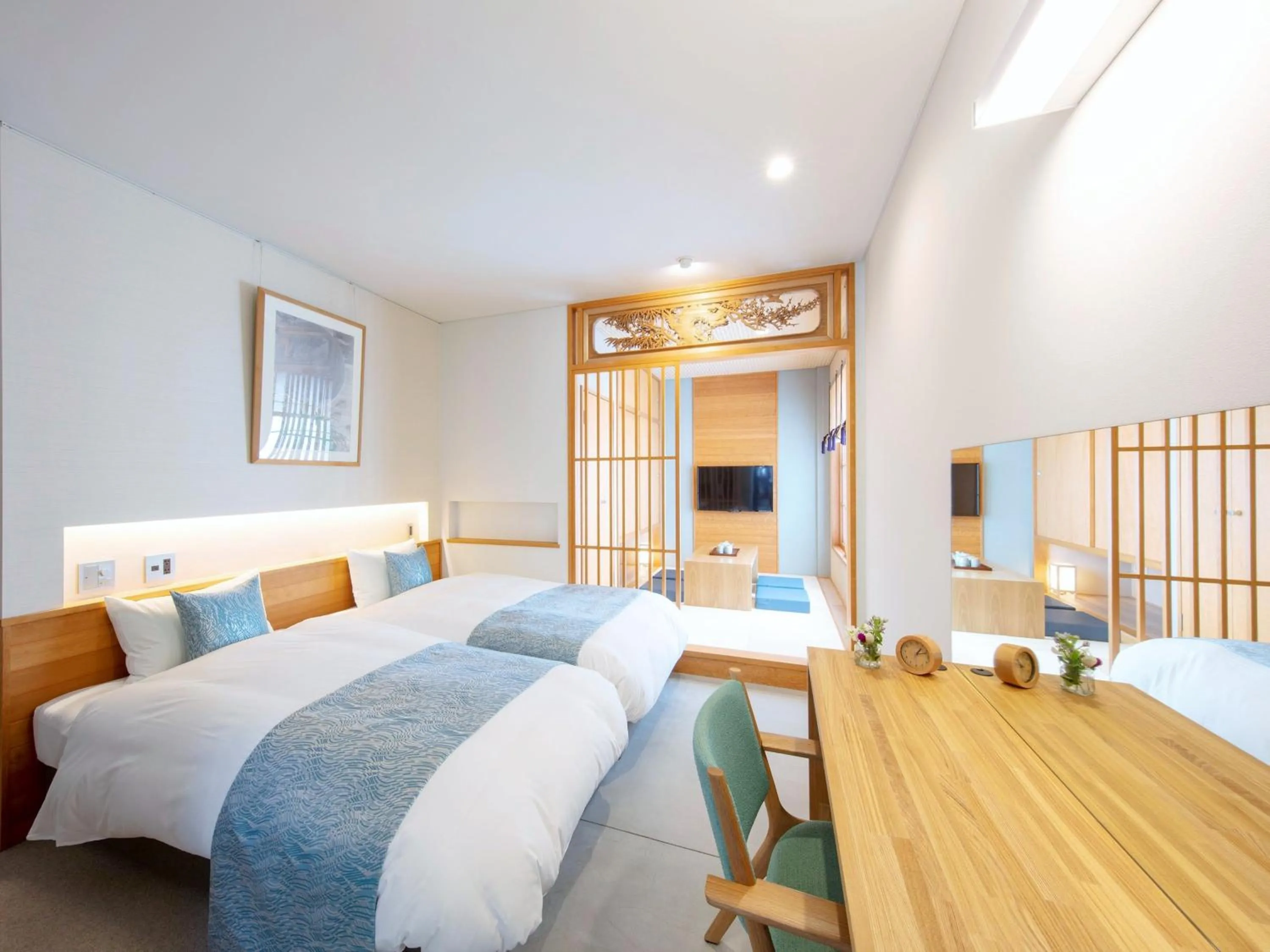 Photo of the whole room in Tanakaya Kyoto Karasuma