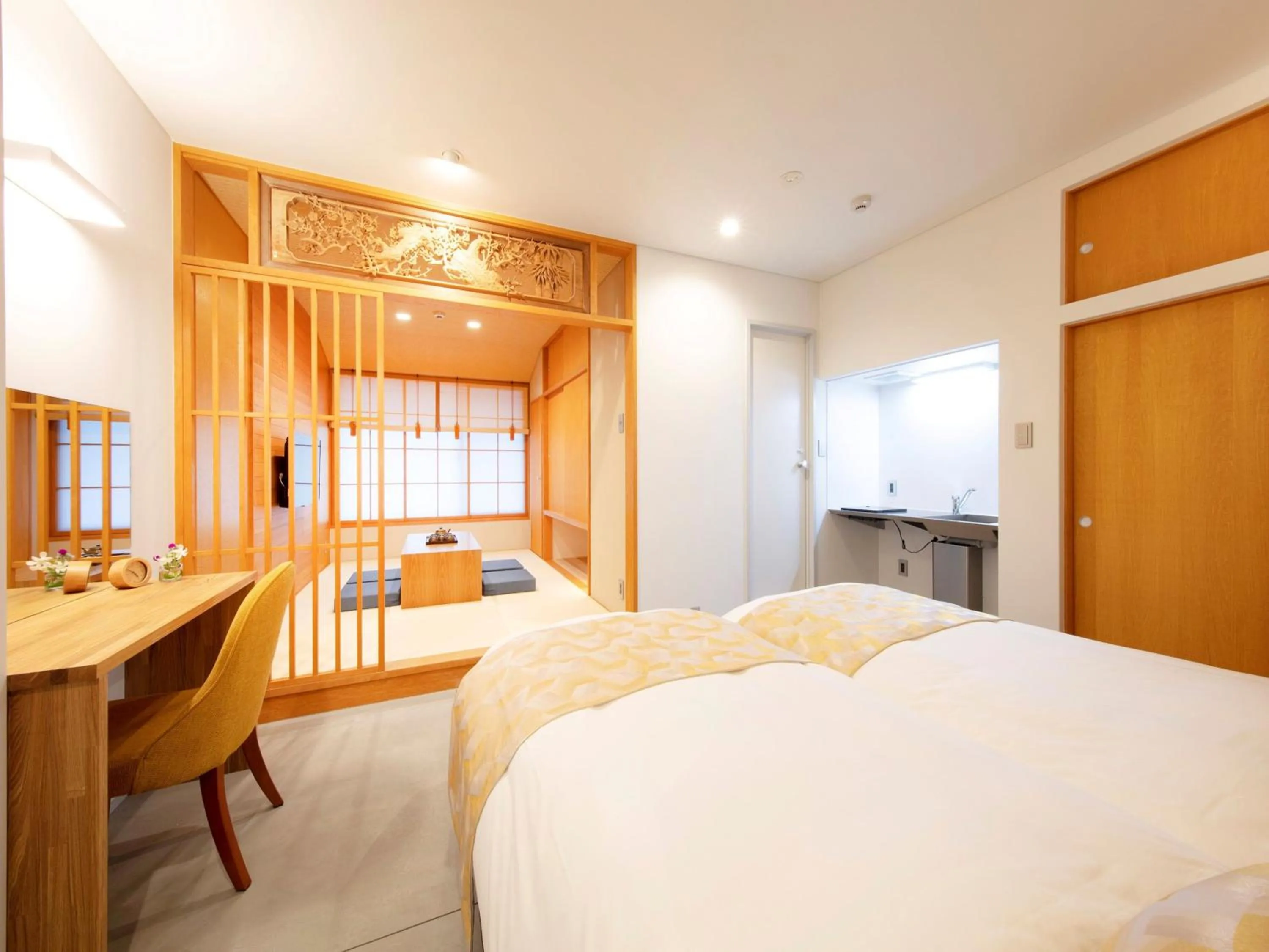 Photo of the whole room in Tanakaya Kyoto Karasuma