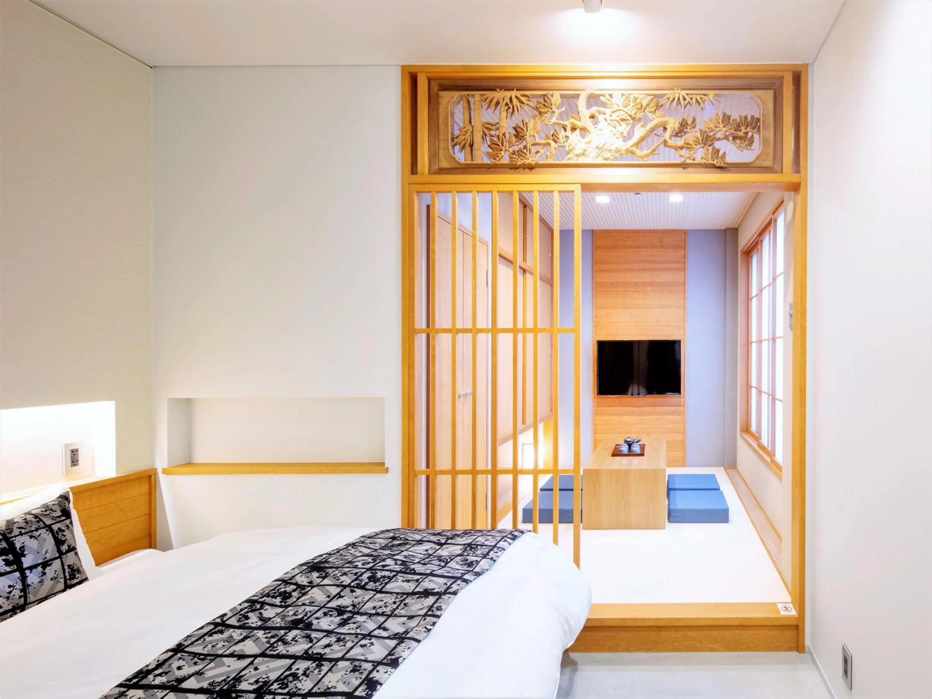 Photo of the whole room in Tanakaya Kyoto Karasuma