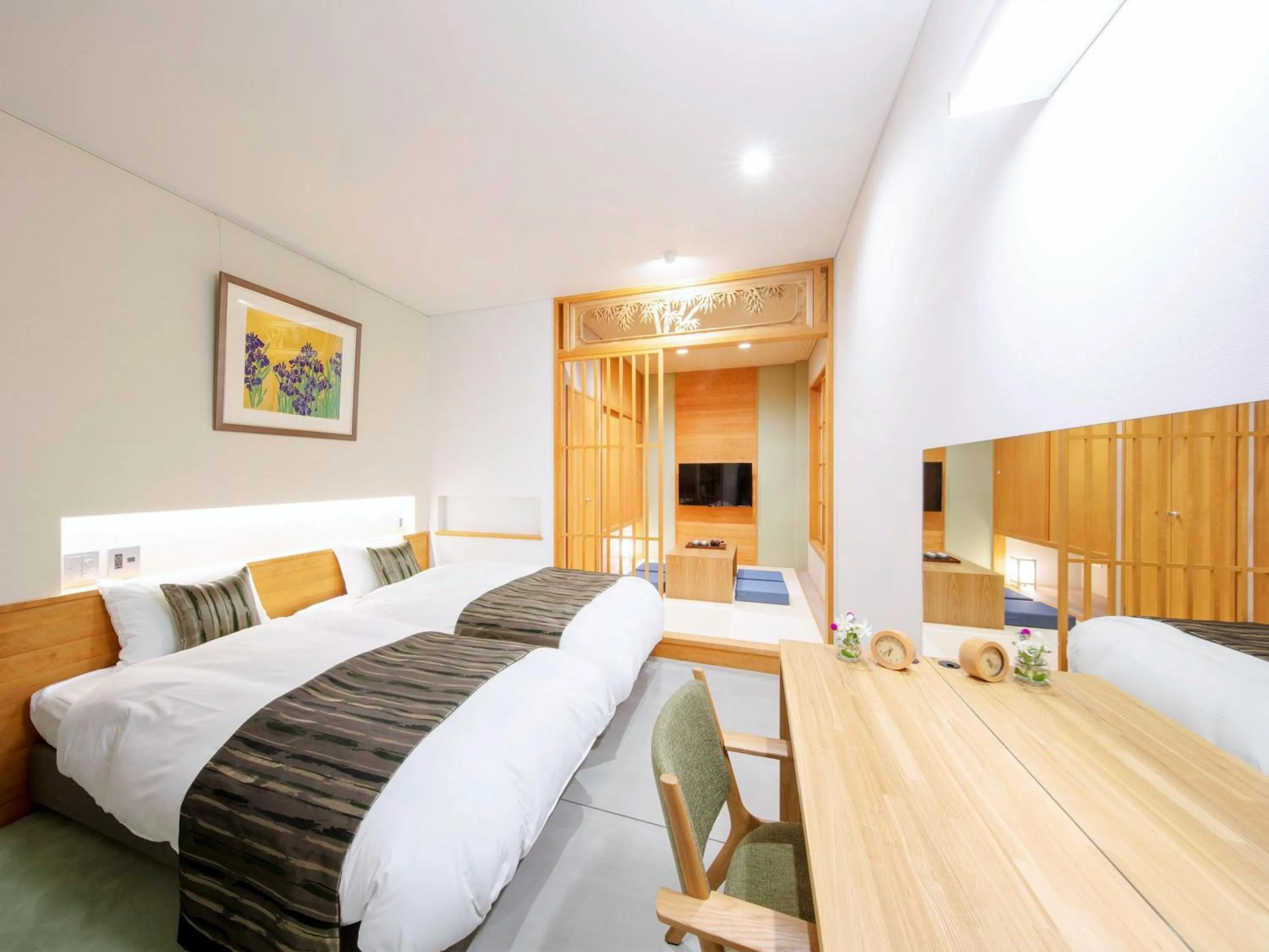 Photo of the whole room in Tanakaya Kyoto Karasuma