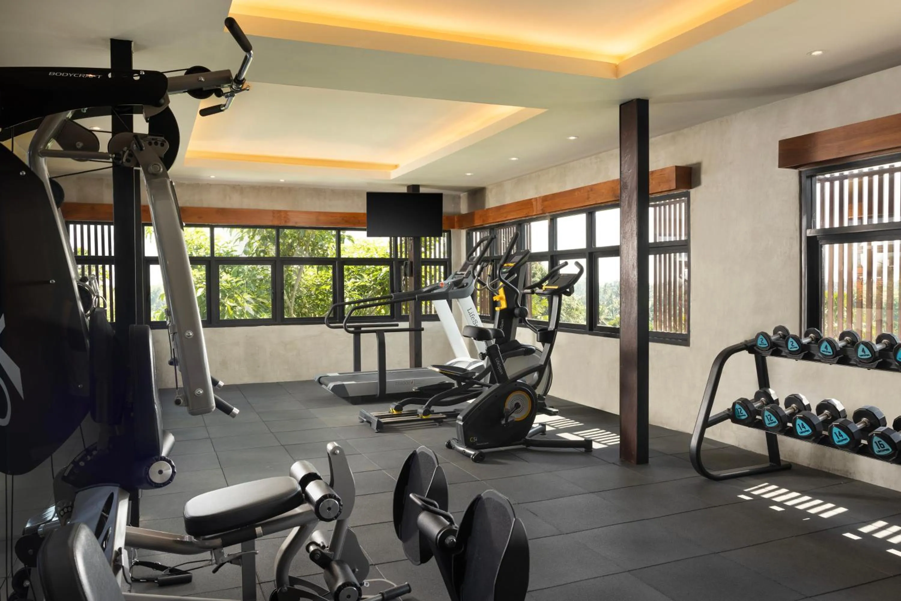 Fitness centre/facilities in Adiwana Bisma