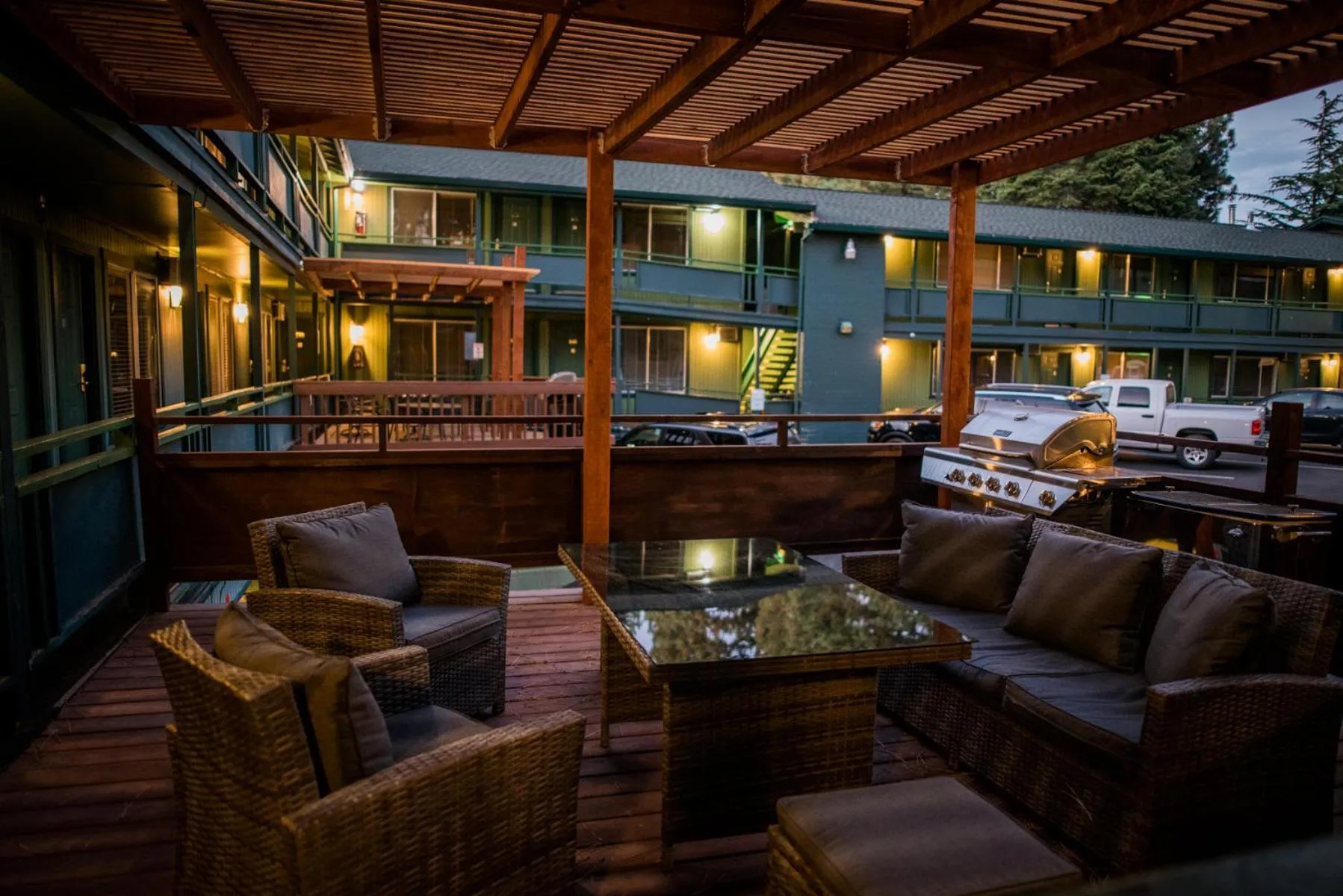 Seating area in Big Pines Mountain House