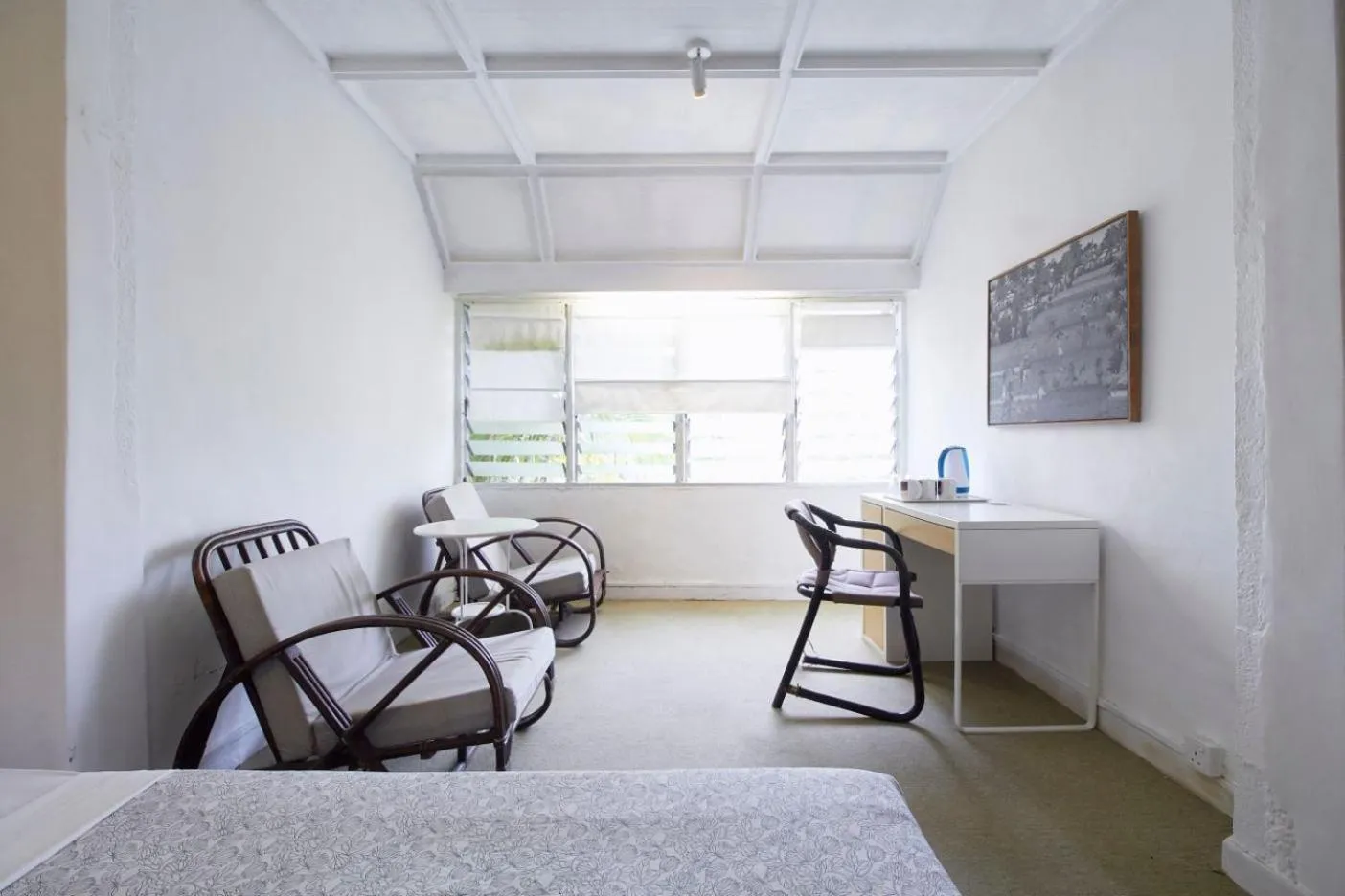 Seating area, Bed in Bellevue The Penang Hill Hotel, Bukit Bendera