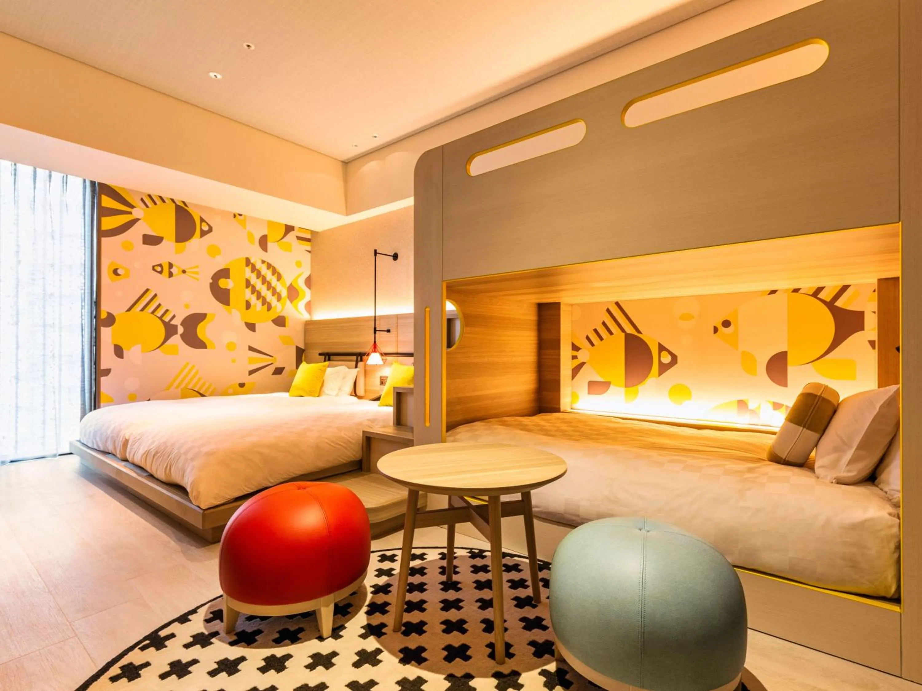 View (from property/room), Bed in Tokyo Bay Shiomi Prince Hotel