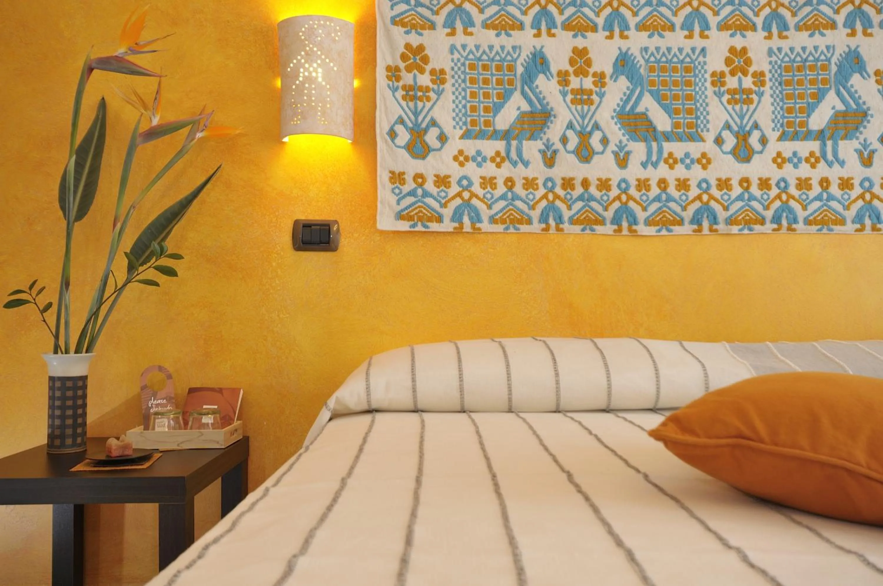 Decorative detail, Bed in Le Stanze di Patika