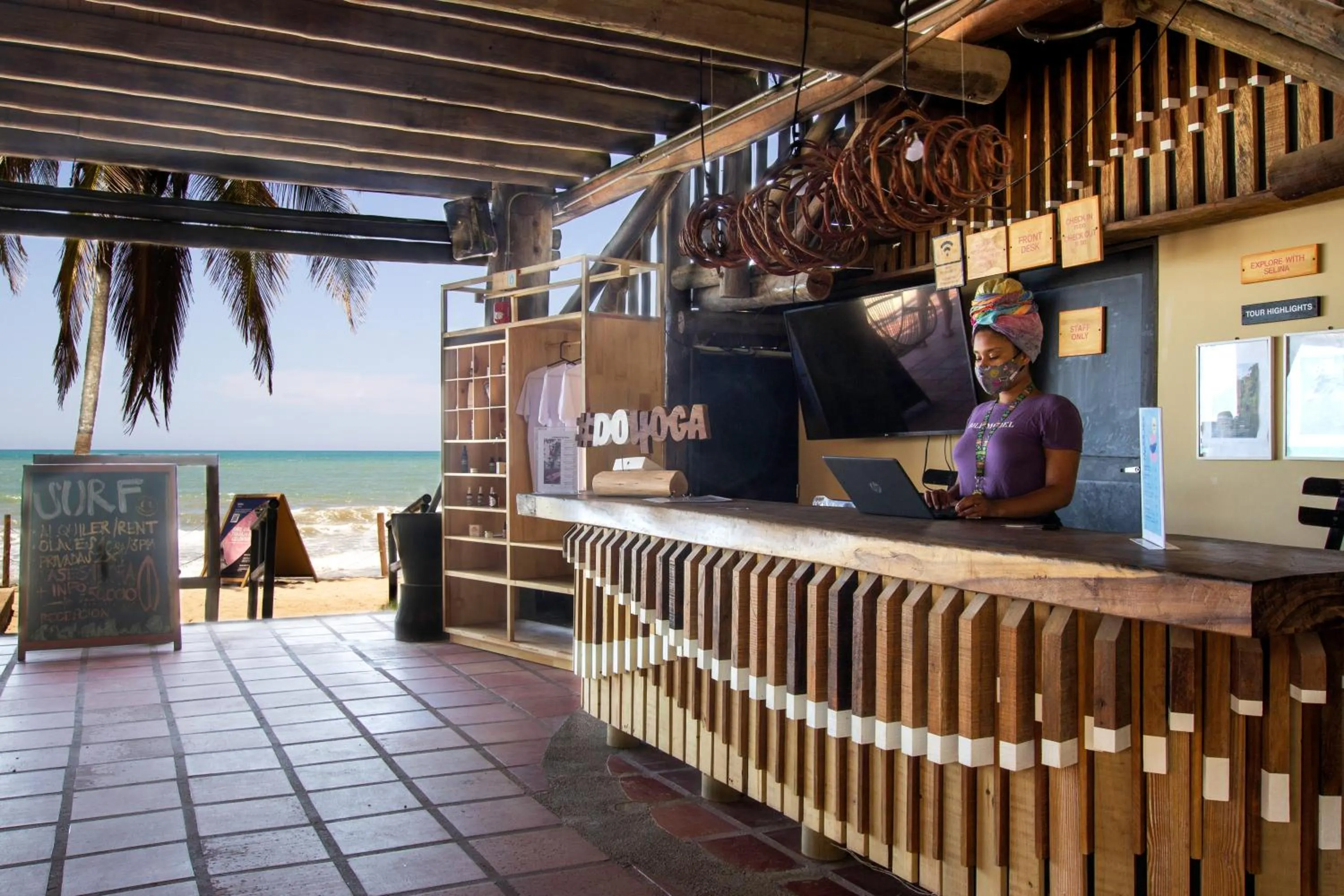 Lobby or reception in Socialtel Palomino