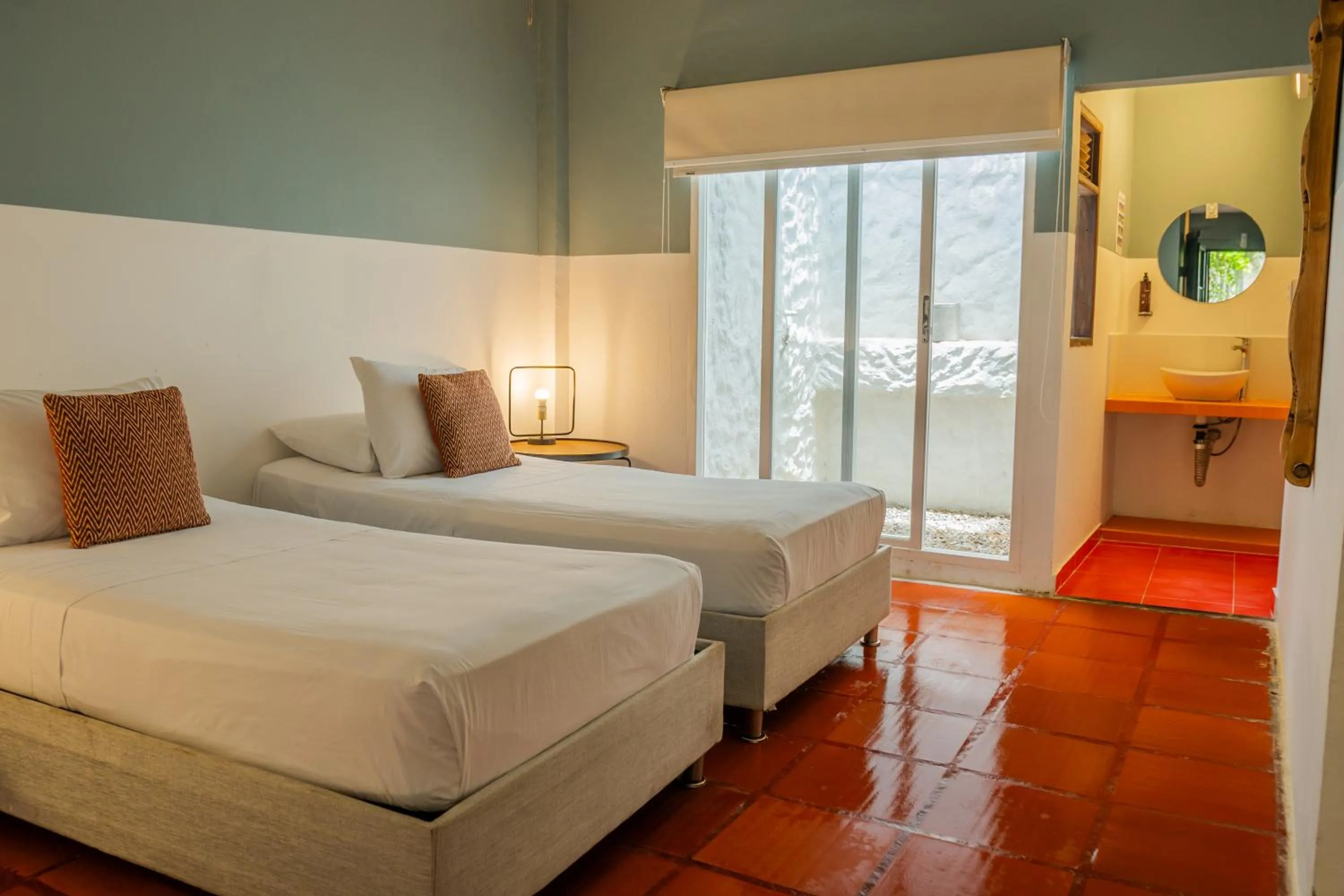 Bed in Socialtel Palomino