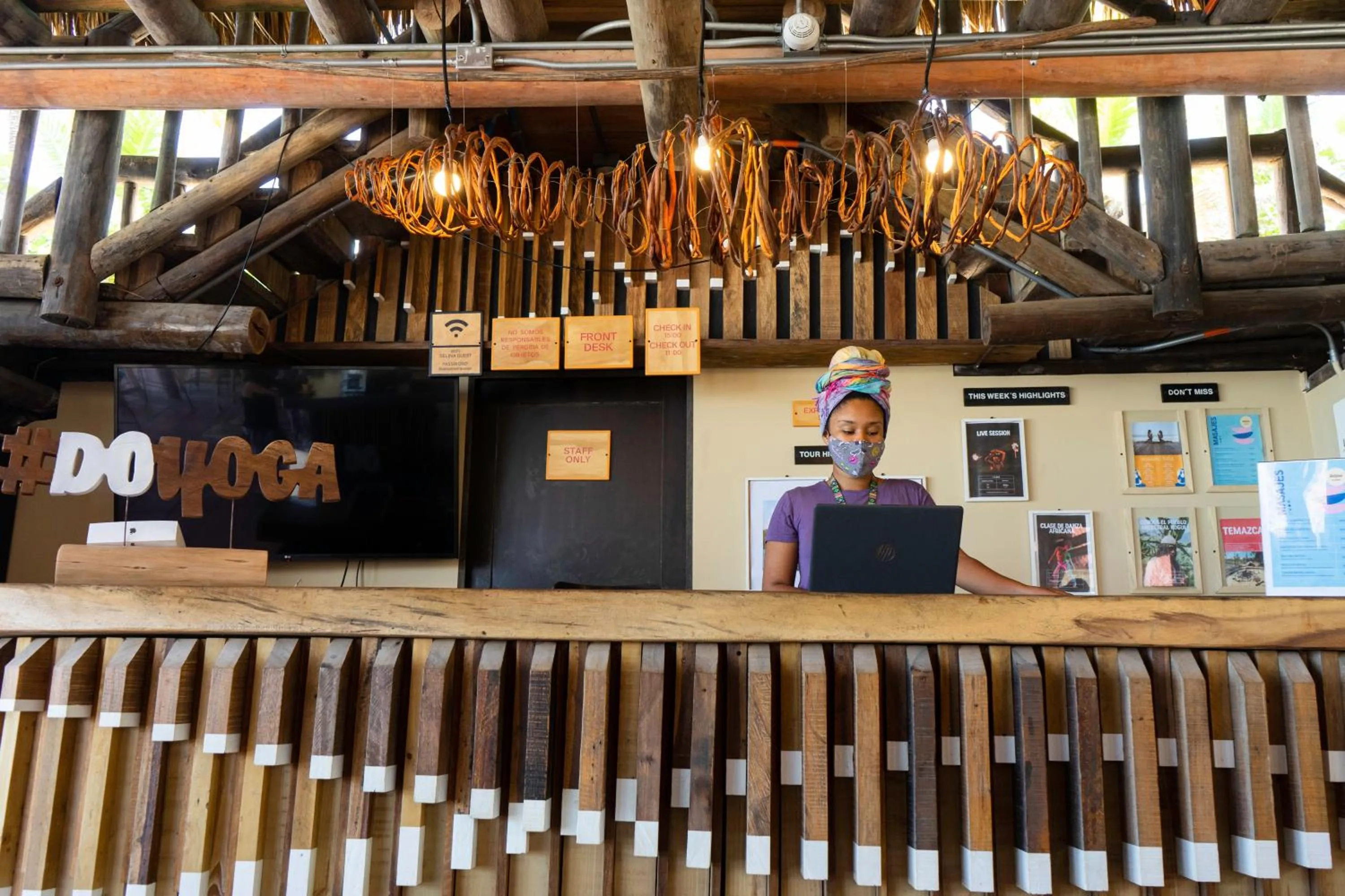 Lobby or reception in Socialtel Palomino