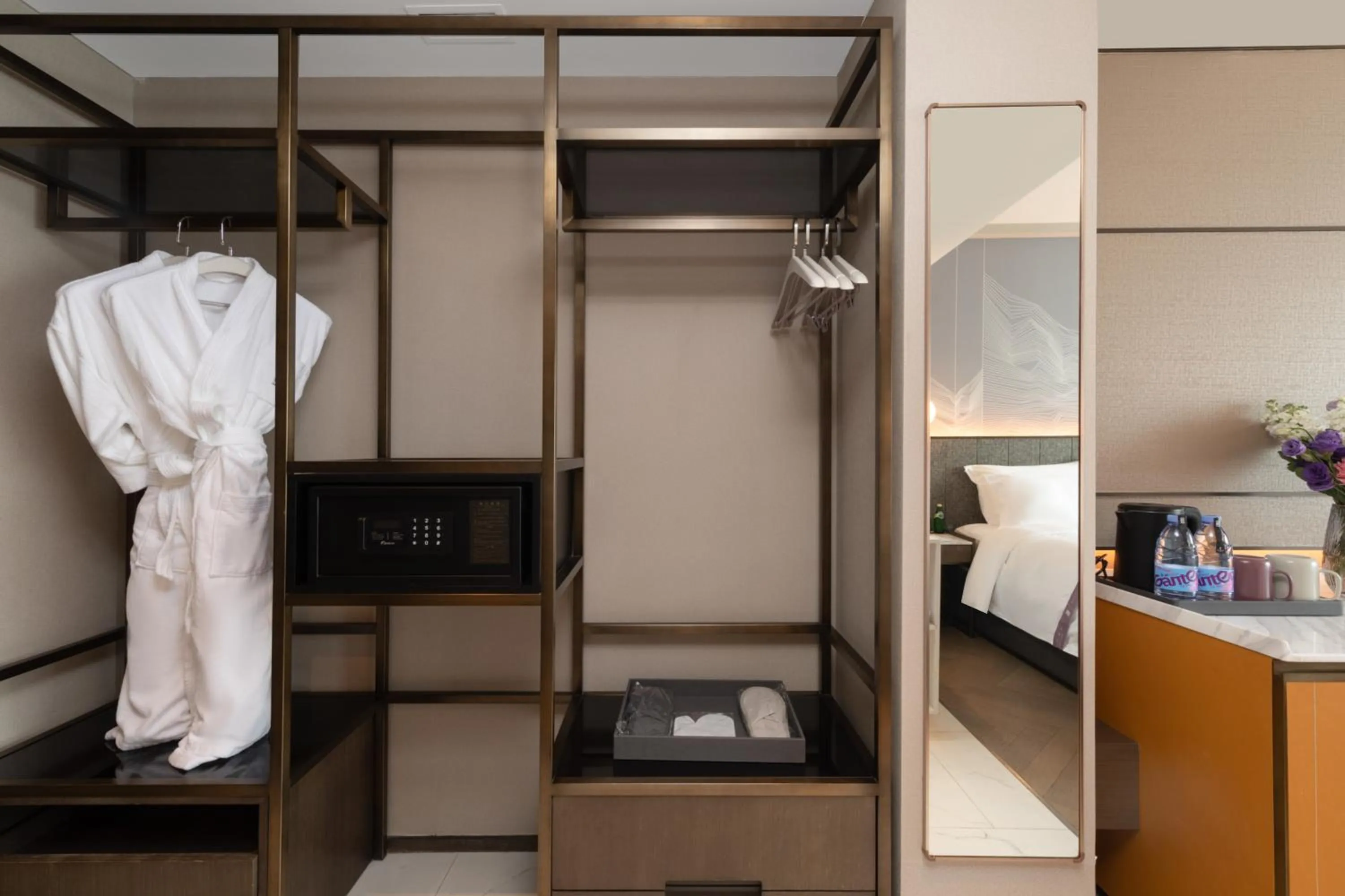 wardrobe, TV/Entertainment Center in Amber East Hotel