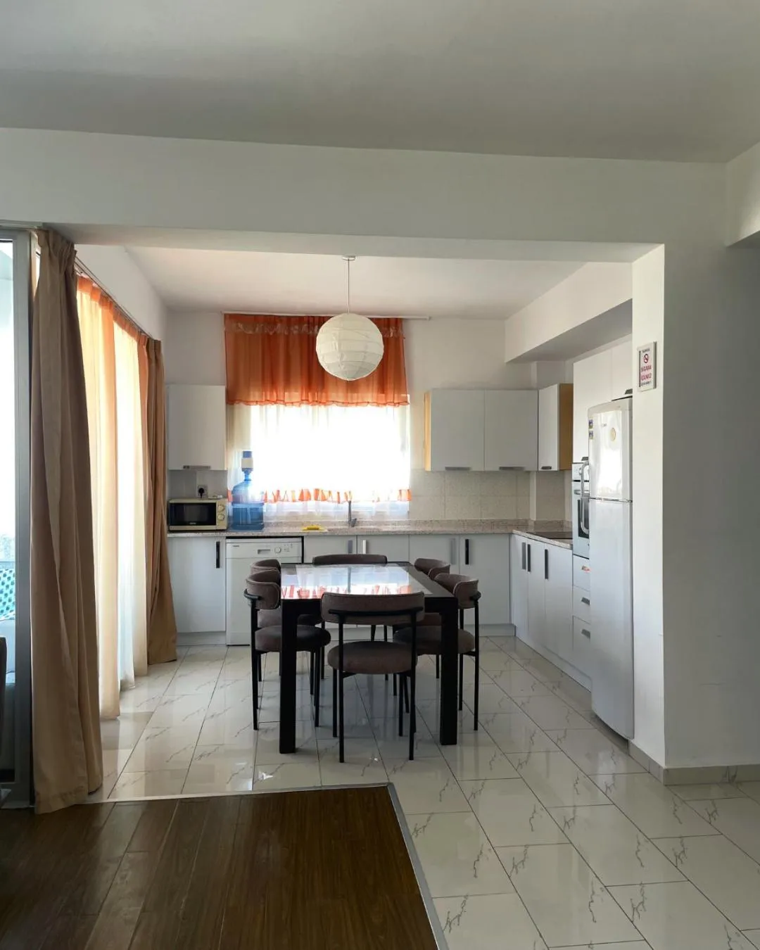 Dining area in RIX Apartments