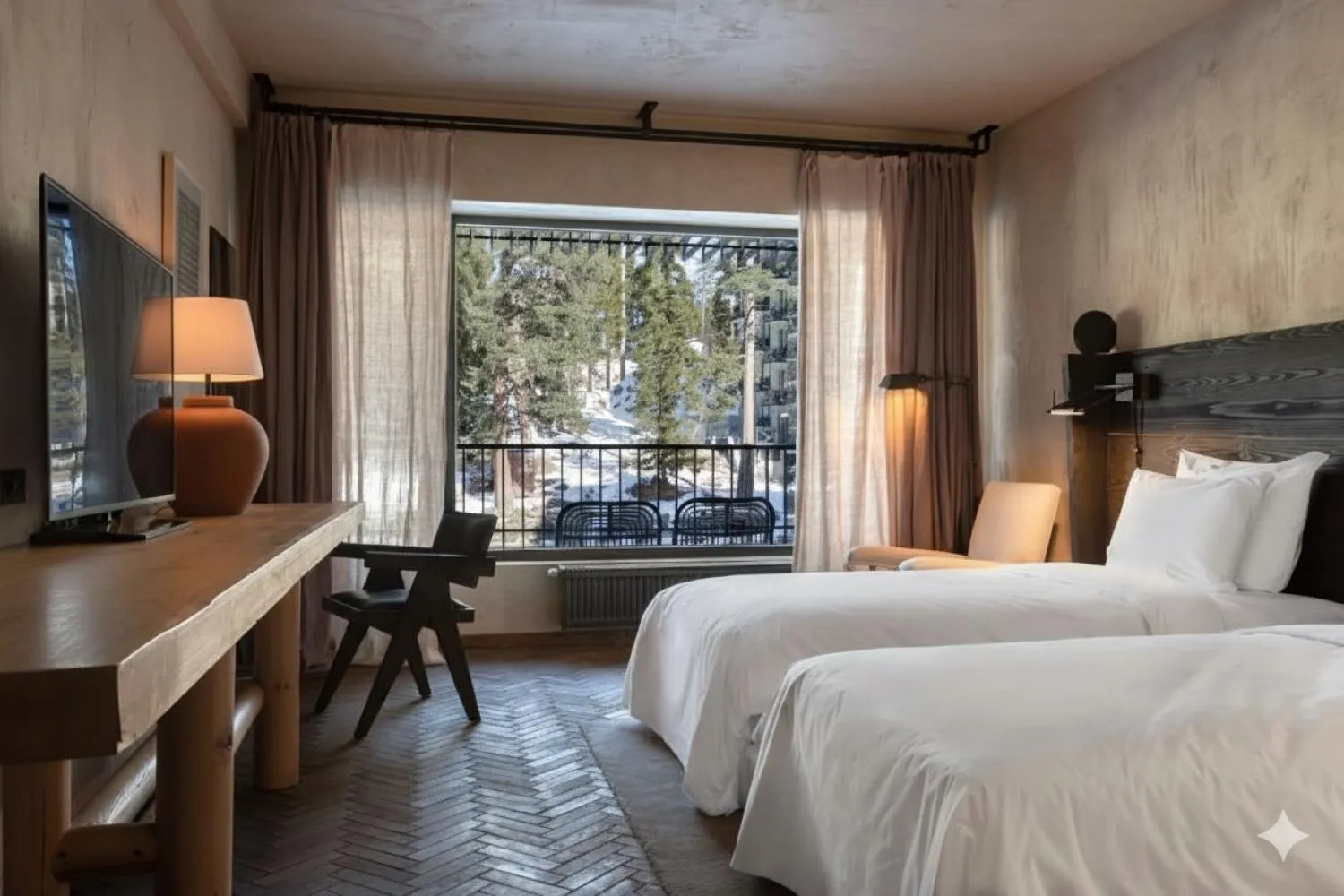 Bedroom, Bed in Kokhta Bakuriani