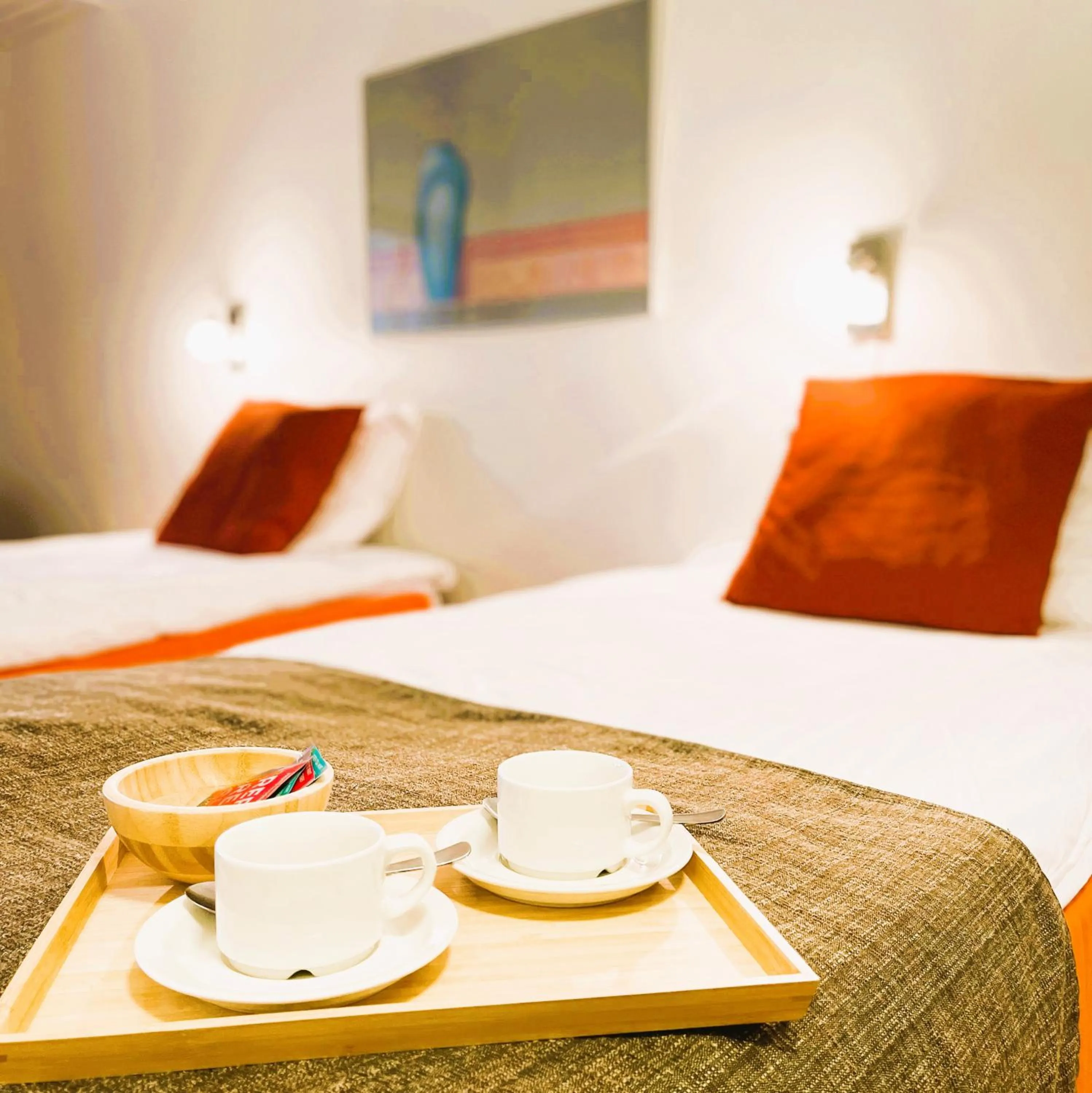 Bed in Herttua Hotel and Spa