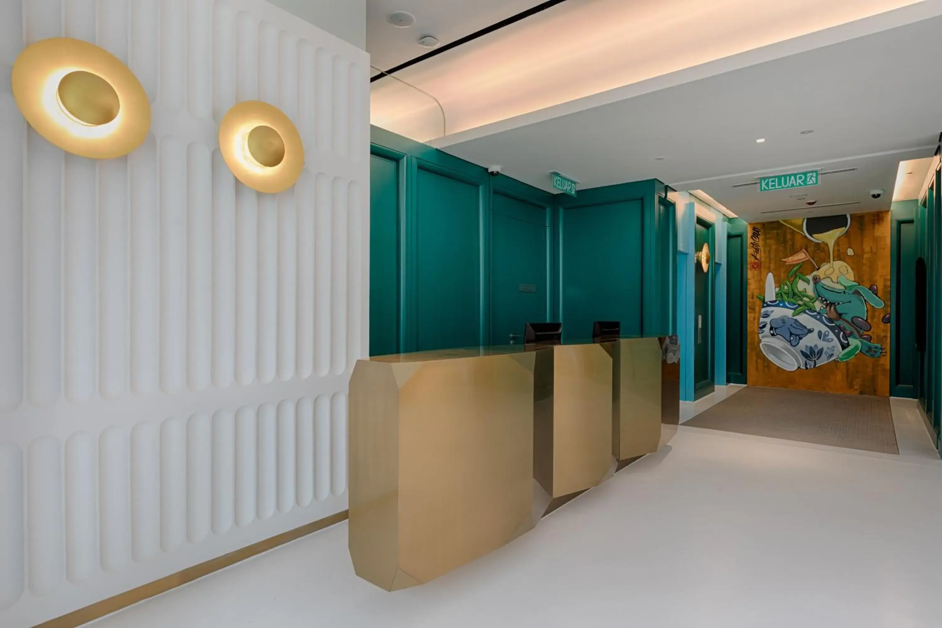 Lobby or reception in The Upper House, Batu Kawan Lobby or reception in The Upper House, Batu Kawan