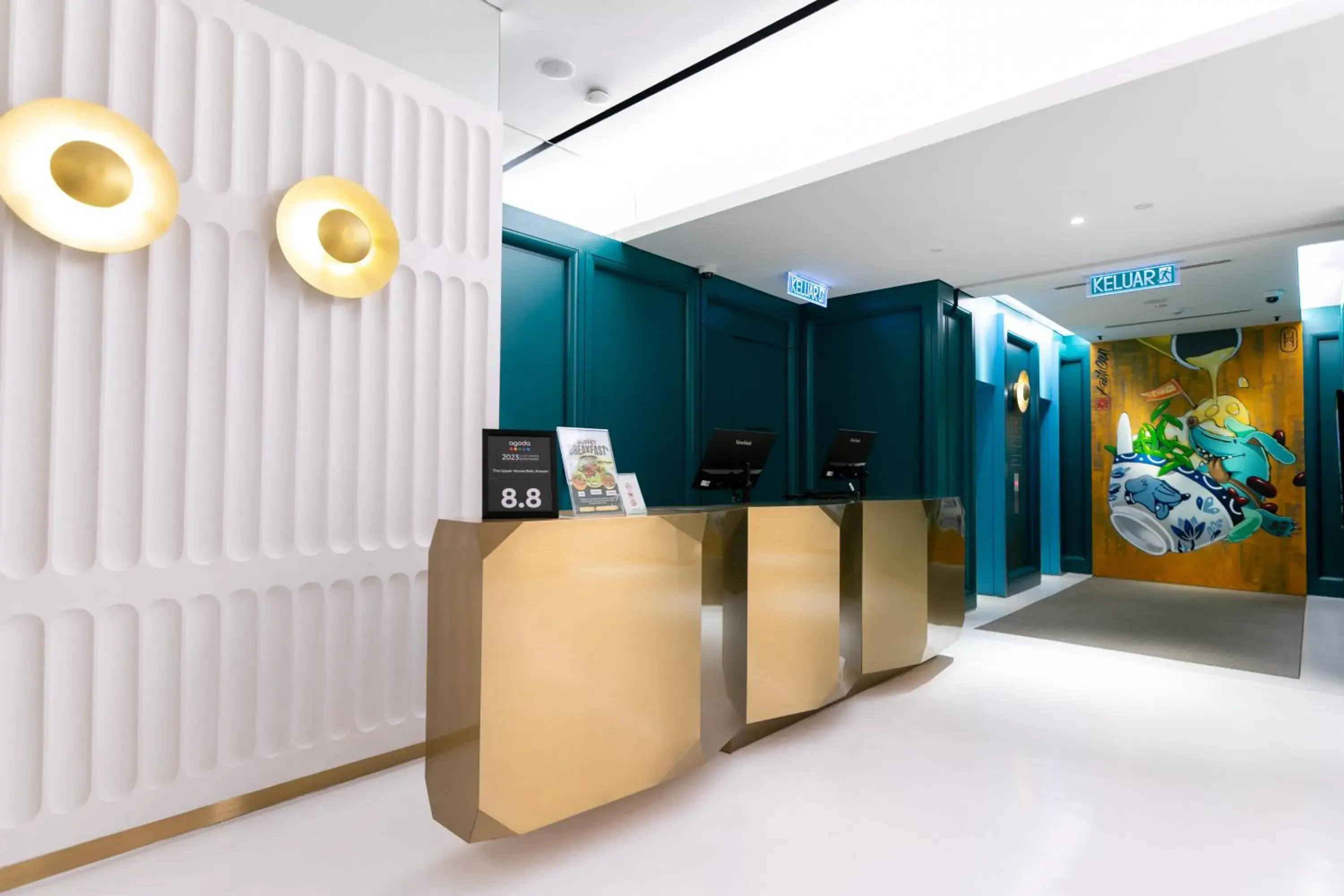 Lobby or reception in The Upper House, Batu Kawan Lobby or reception in The Upper House, Batu Kawan