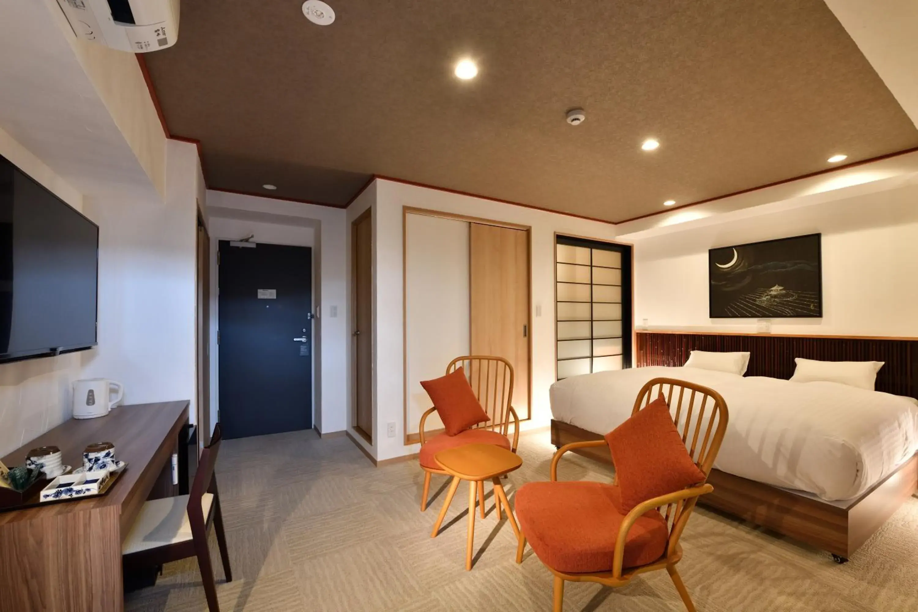 Bedroom in Wanosato Kyoto Musee Bedroom in Wanosato Kyoto Musee