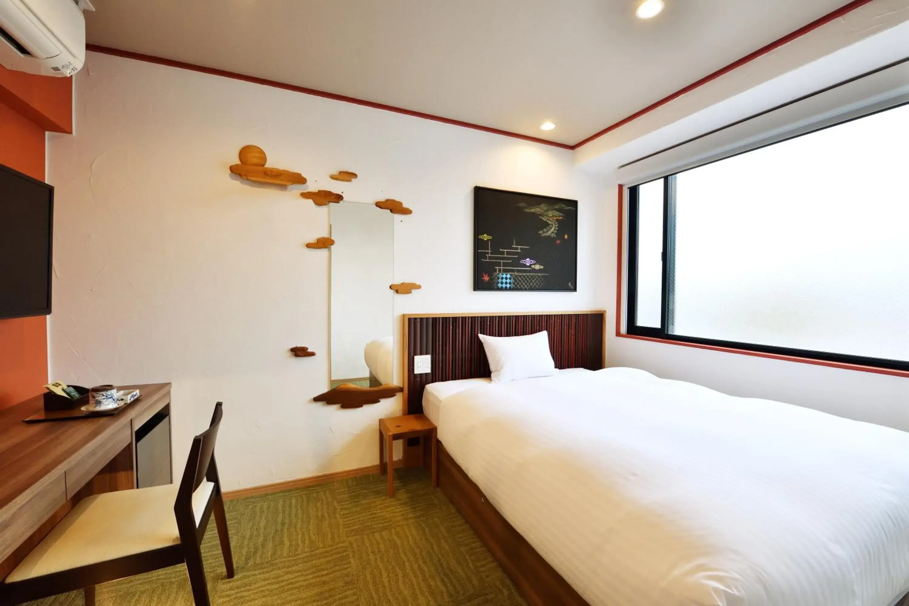 Bedroom, Bed in Wanosato Kyoto Musee Bedroom, Bed in Wanosato Kyoto Musee