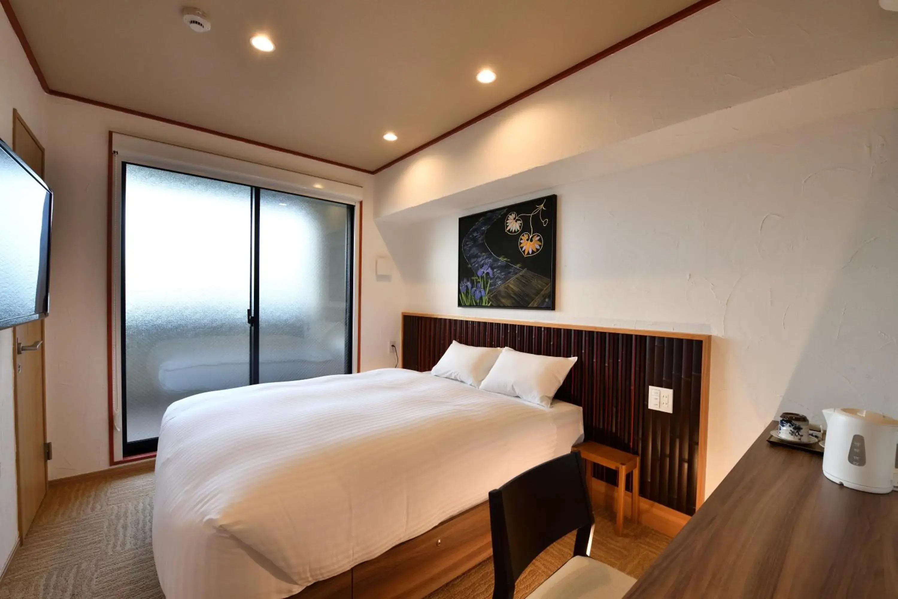 Bedroom, Bed in Wanosato Kyoto Musee Bedroom, Bed in Wanosato Kyoto Musee