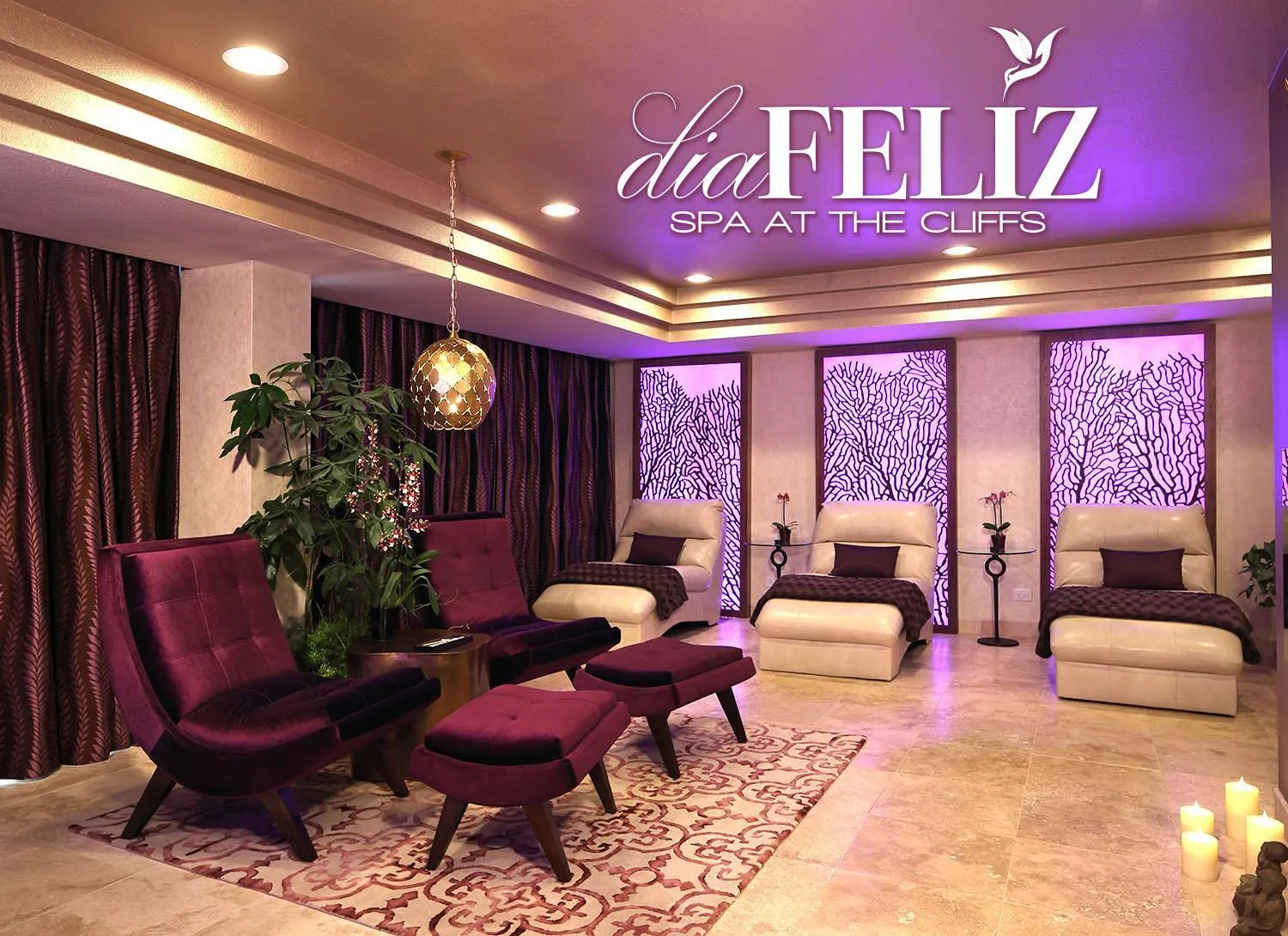 Spa and wellness centre/facilities in The Cliffs Hotel and Spa