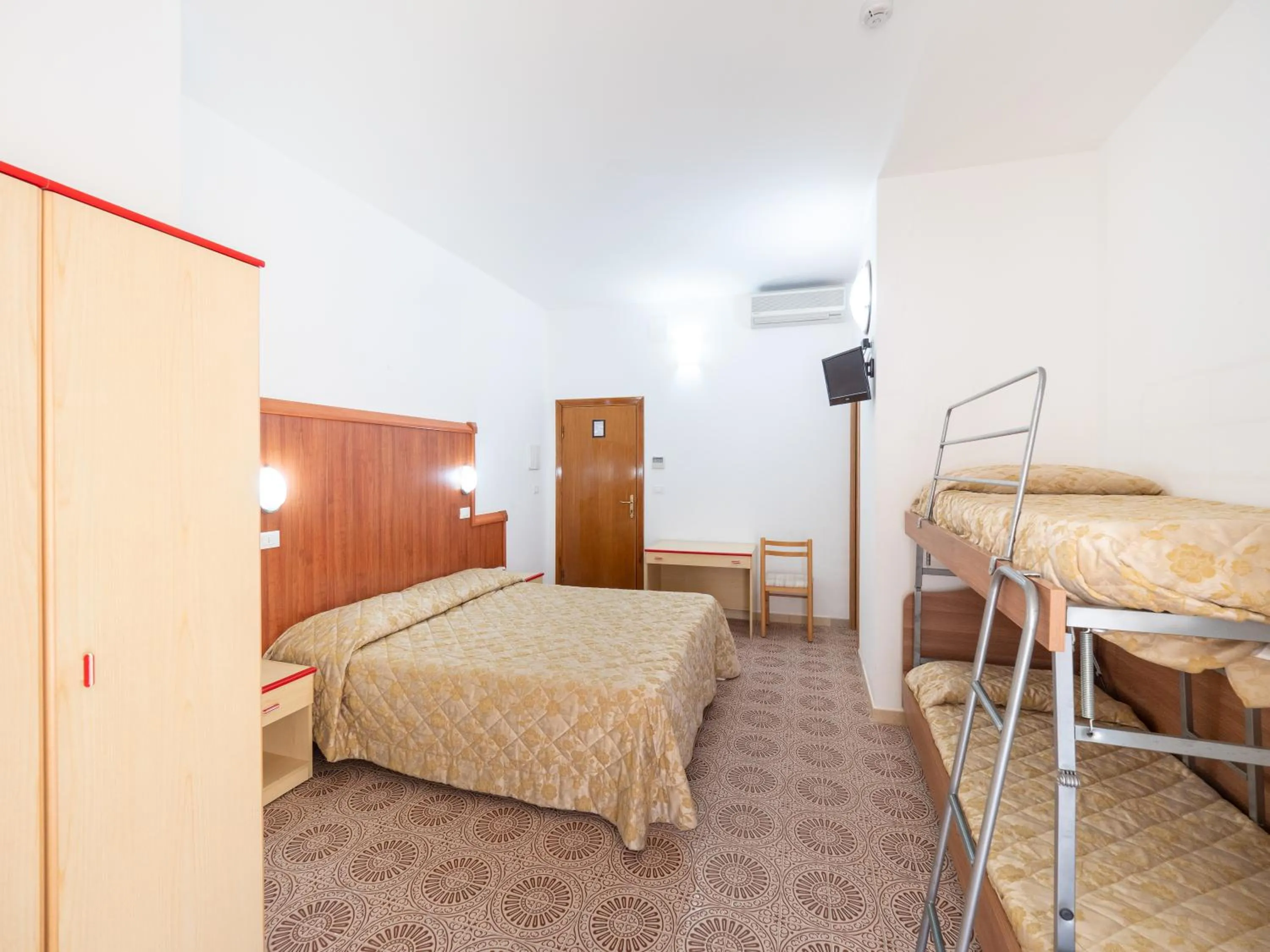 Bed in Hotel Blurelda