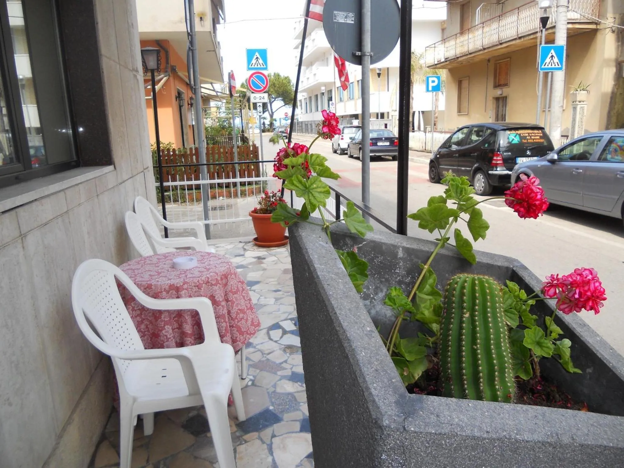 Patio in Hotel Blurelda