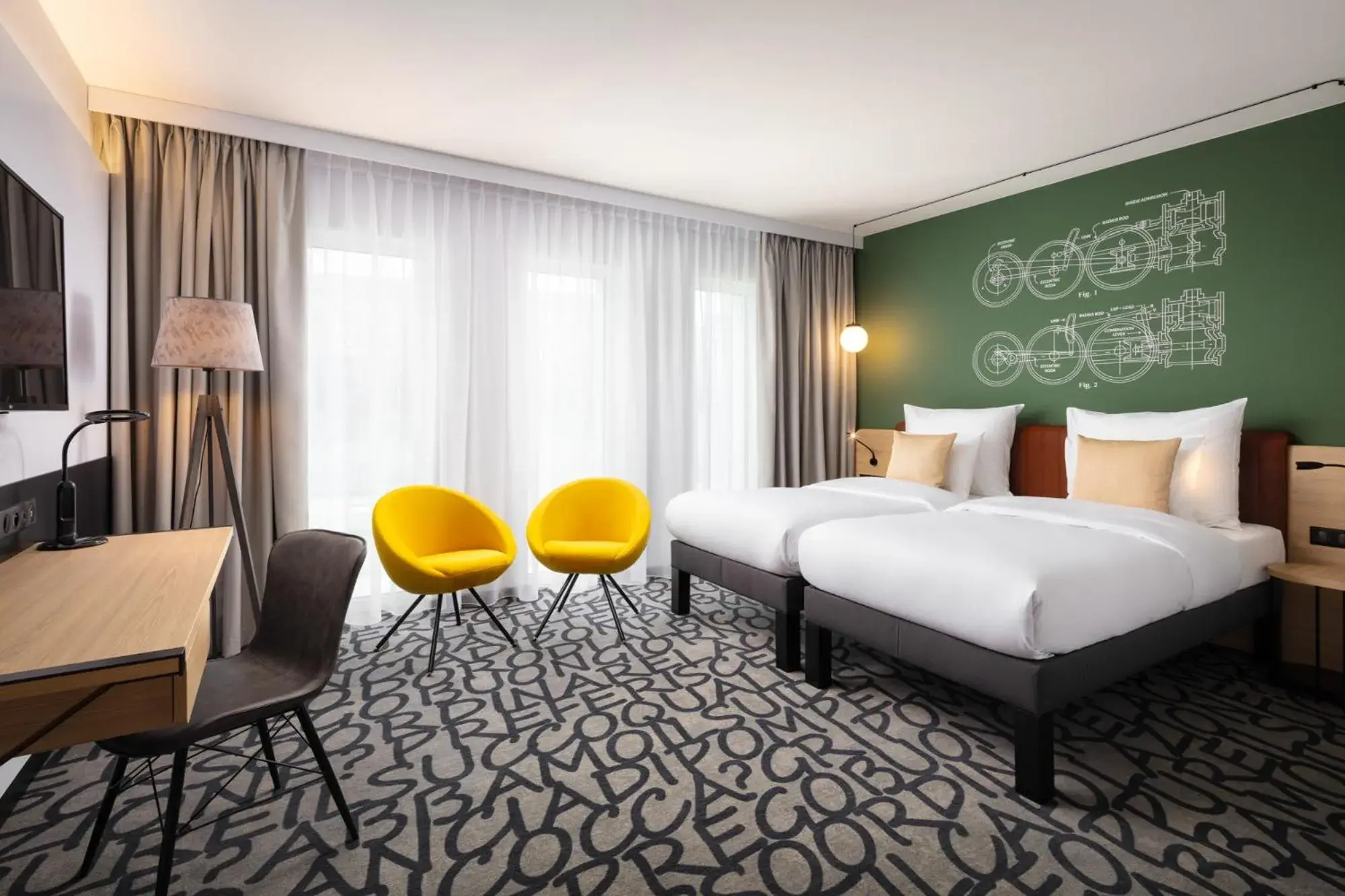 Superior Twin Room in Mercure Warszawa Ursus Station Superior Twin Room in Mercure Warszawa Ursus Station