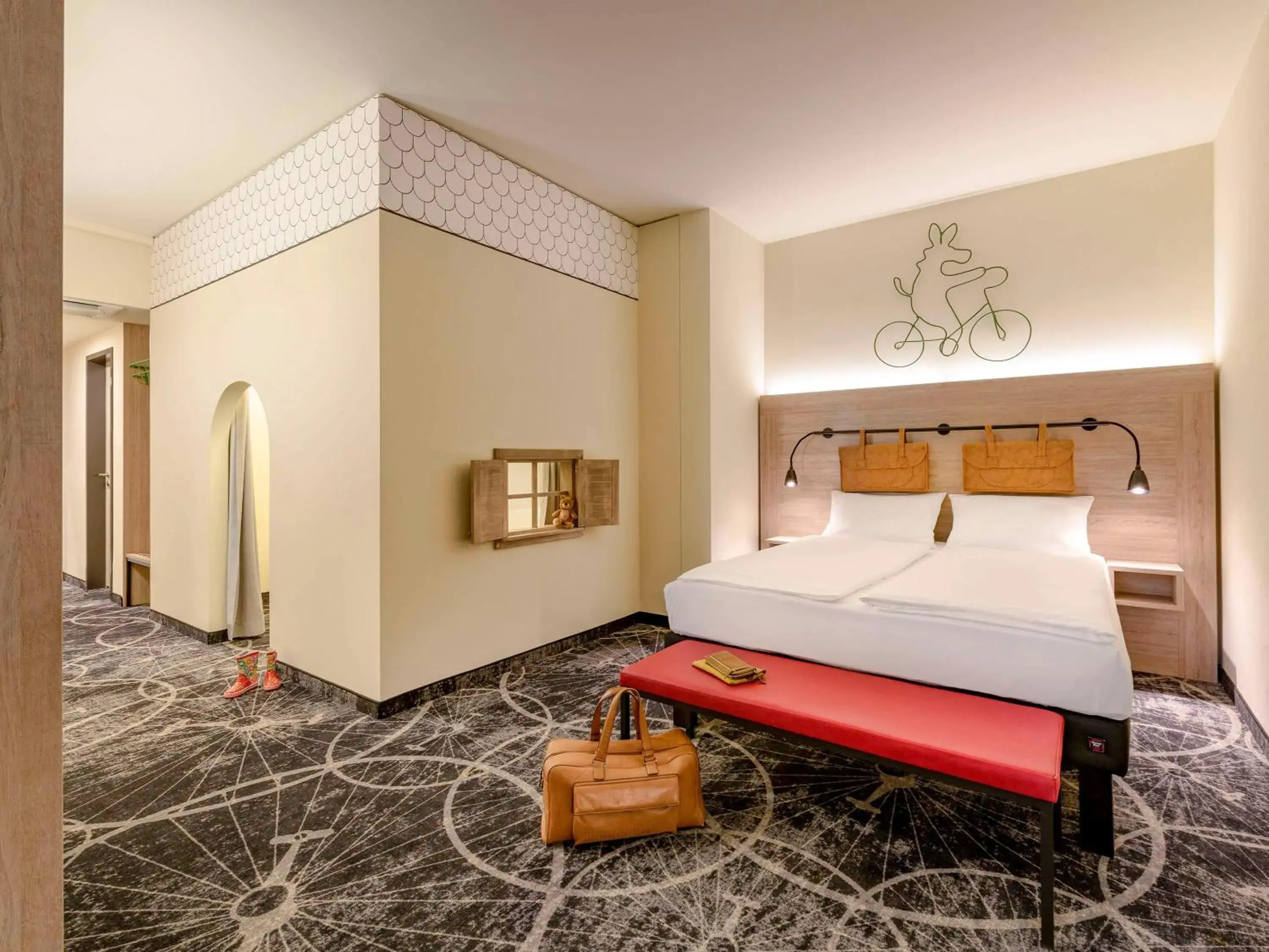 Bedroom, Bed in ibis Styles Magdeburg Bedroom, Bed in ibis Styles Magdeburg