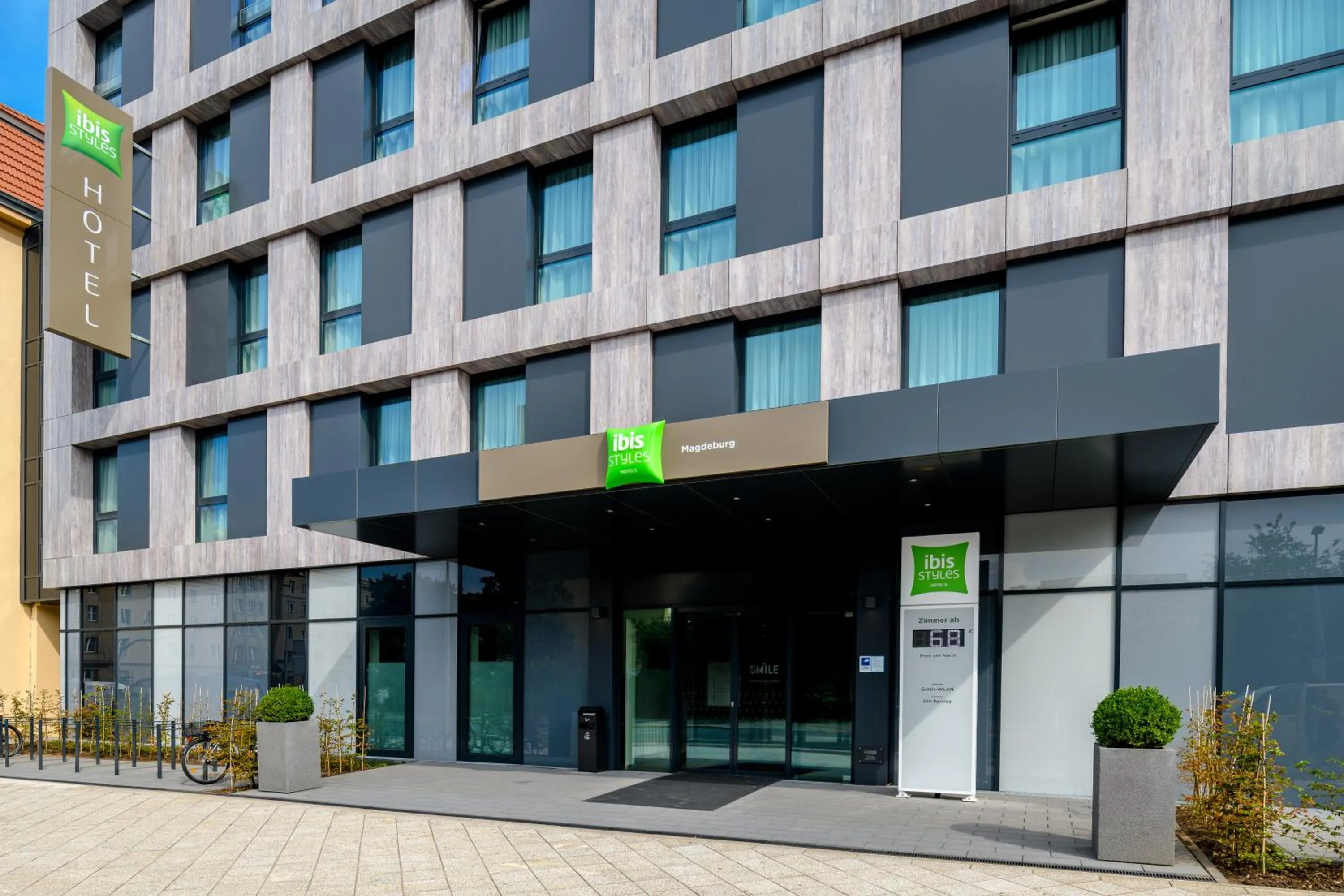 Street view in ibis Styles Magdeburg