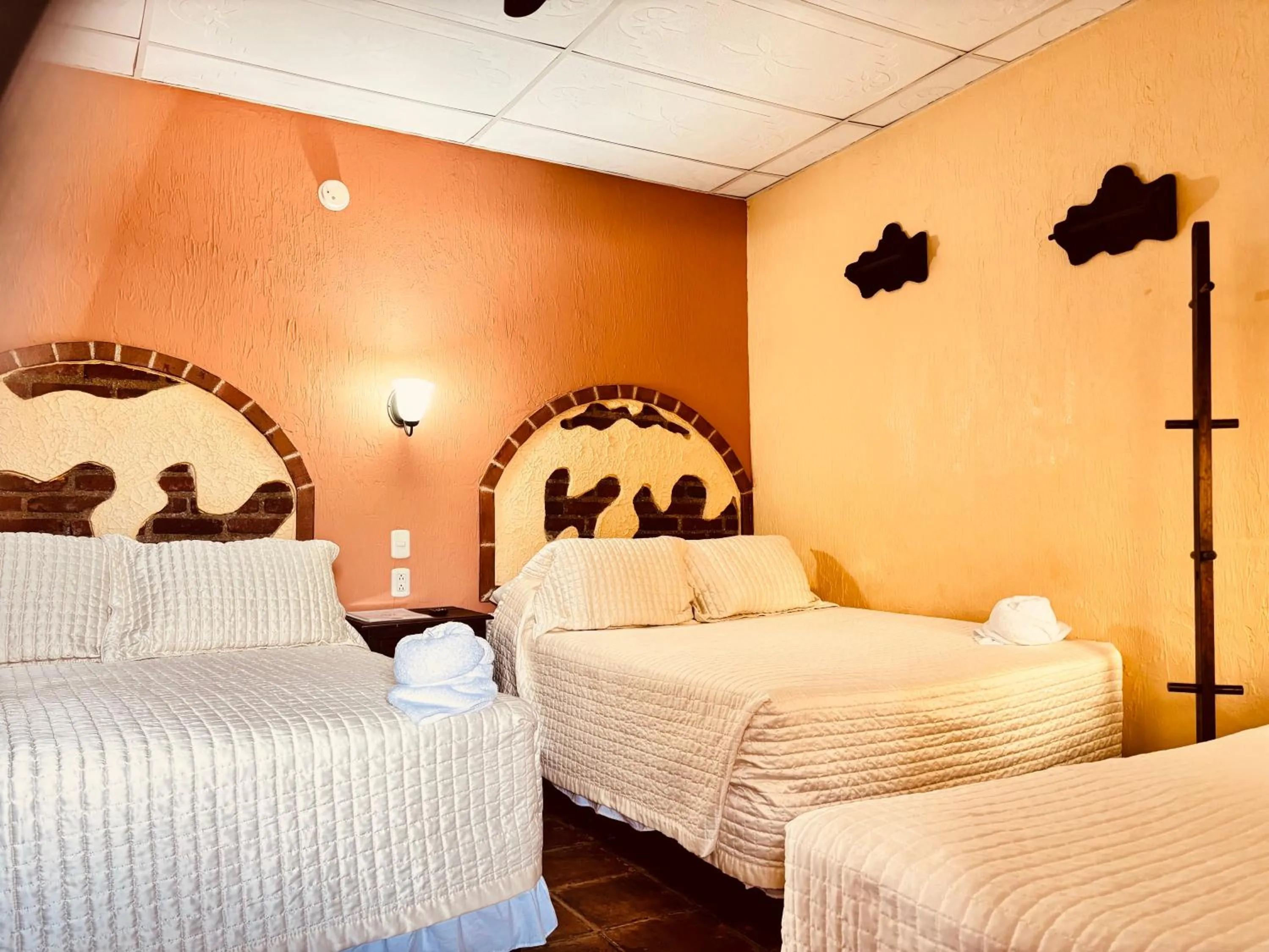 Bed in Hotel Chilero Y Café