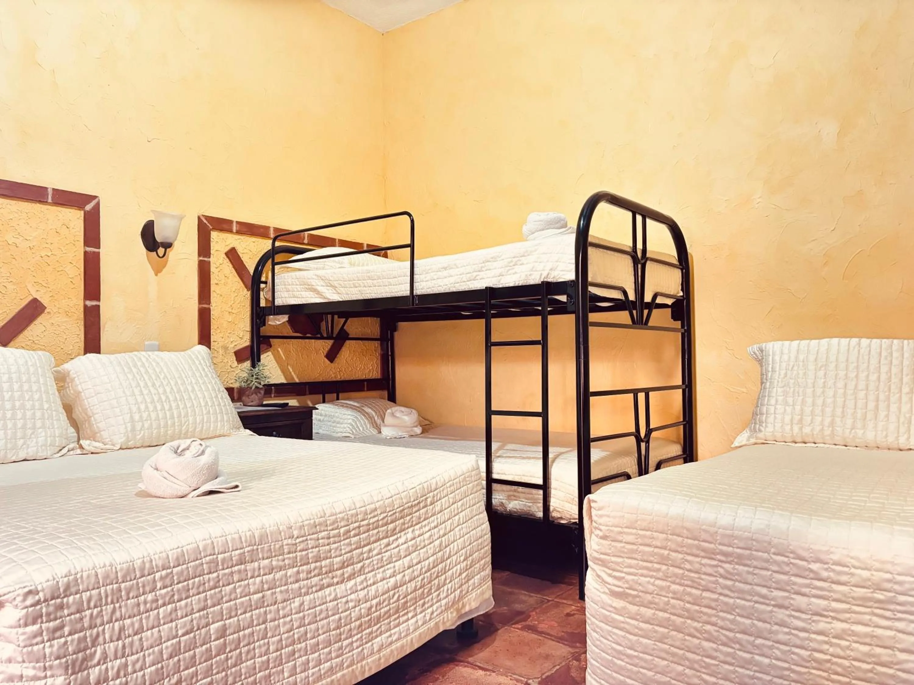 Bed in Hotel Chilero Y Café