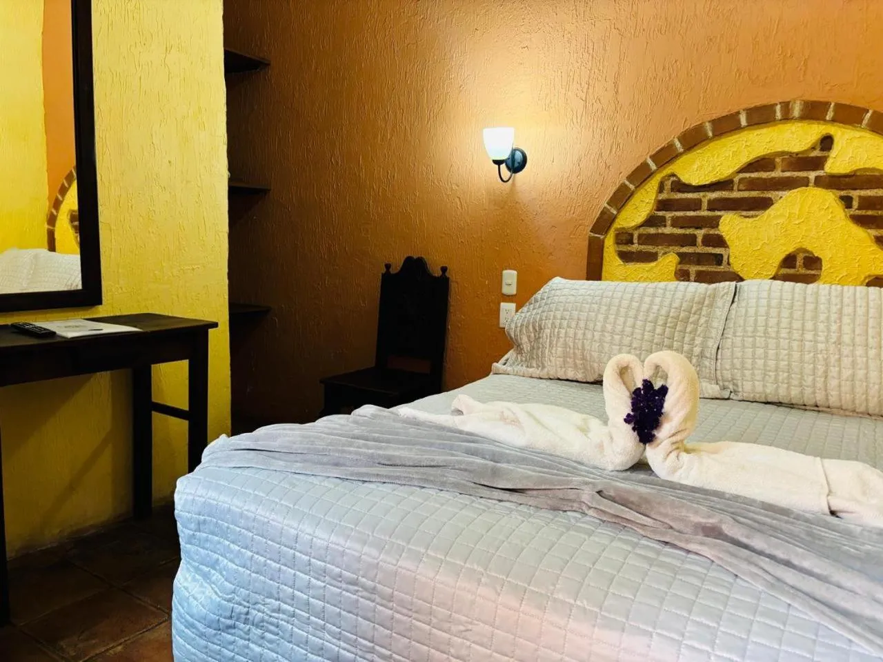 Bed in Hotel Chilero Y Café