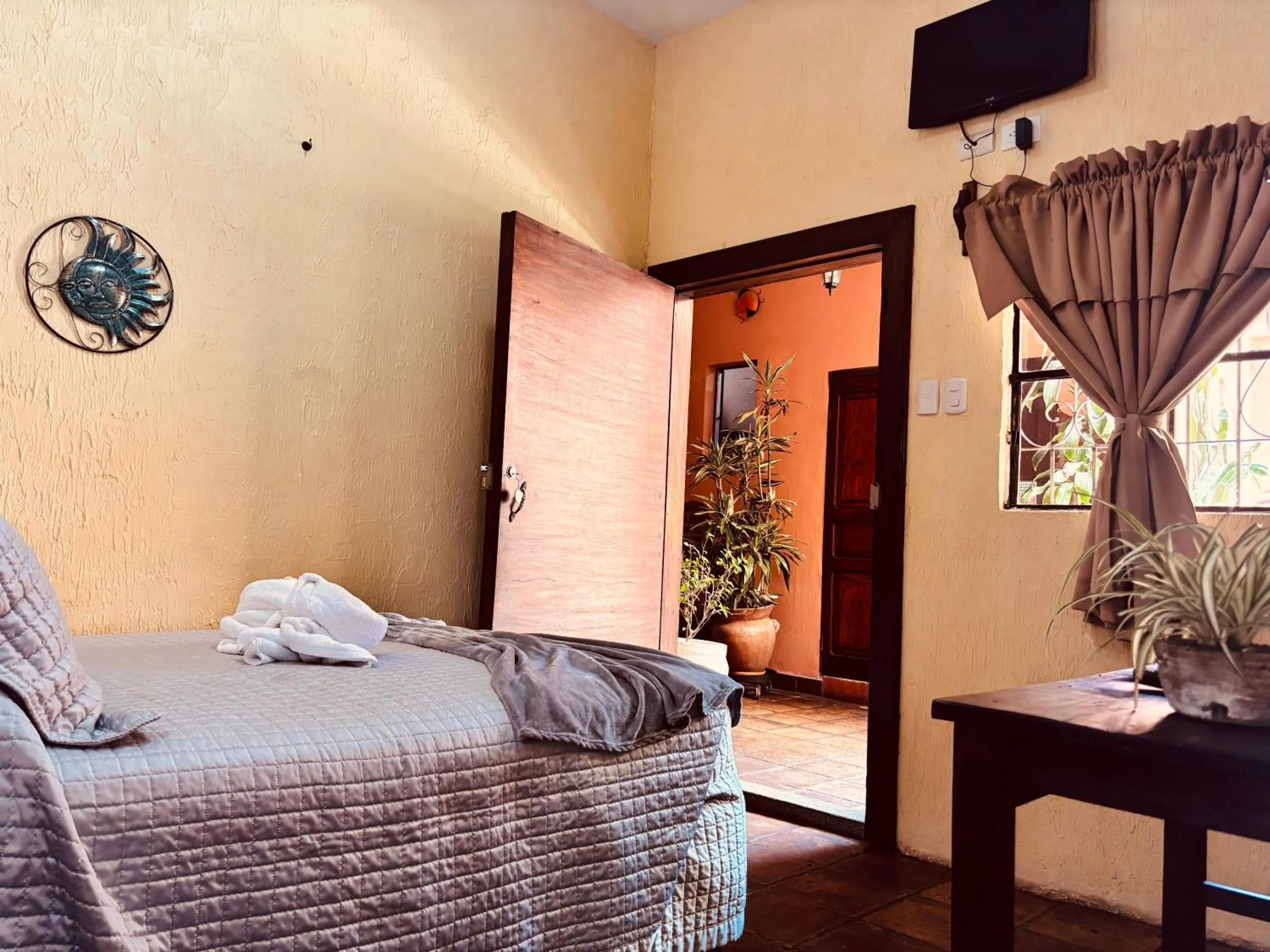 Bed in Hotel Chilero Y Café