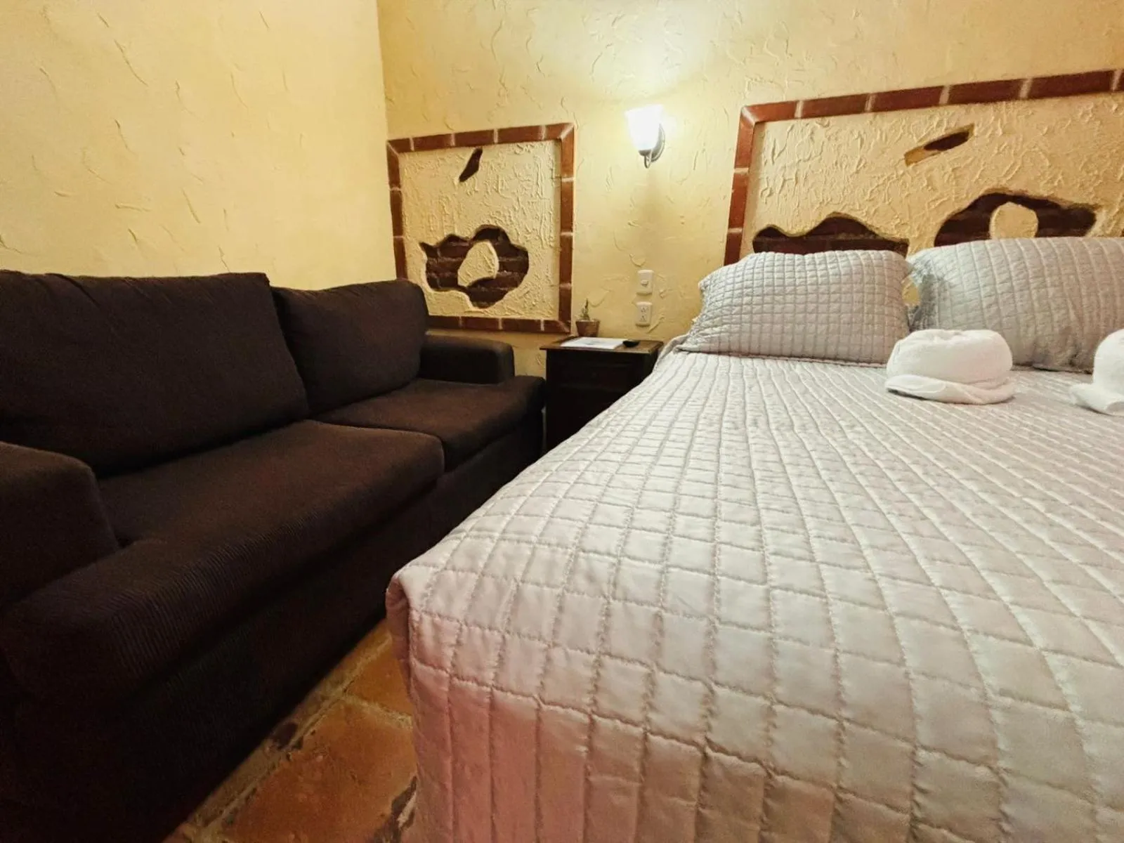 Bed in Hotel Chilero Y Café