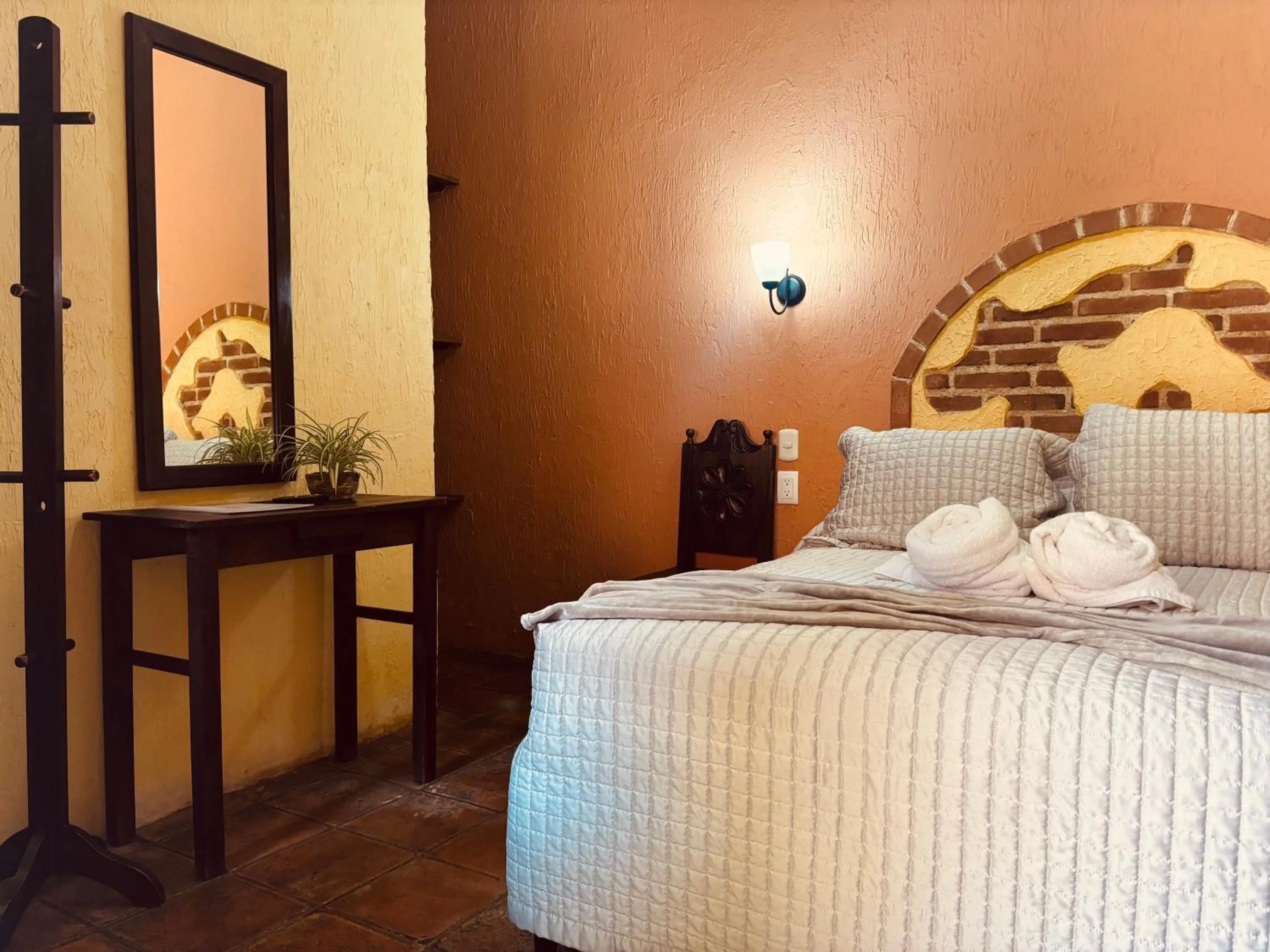 Bed in Hotel Chilero Y Café
