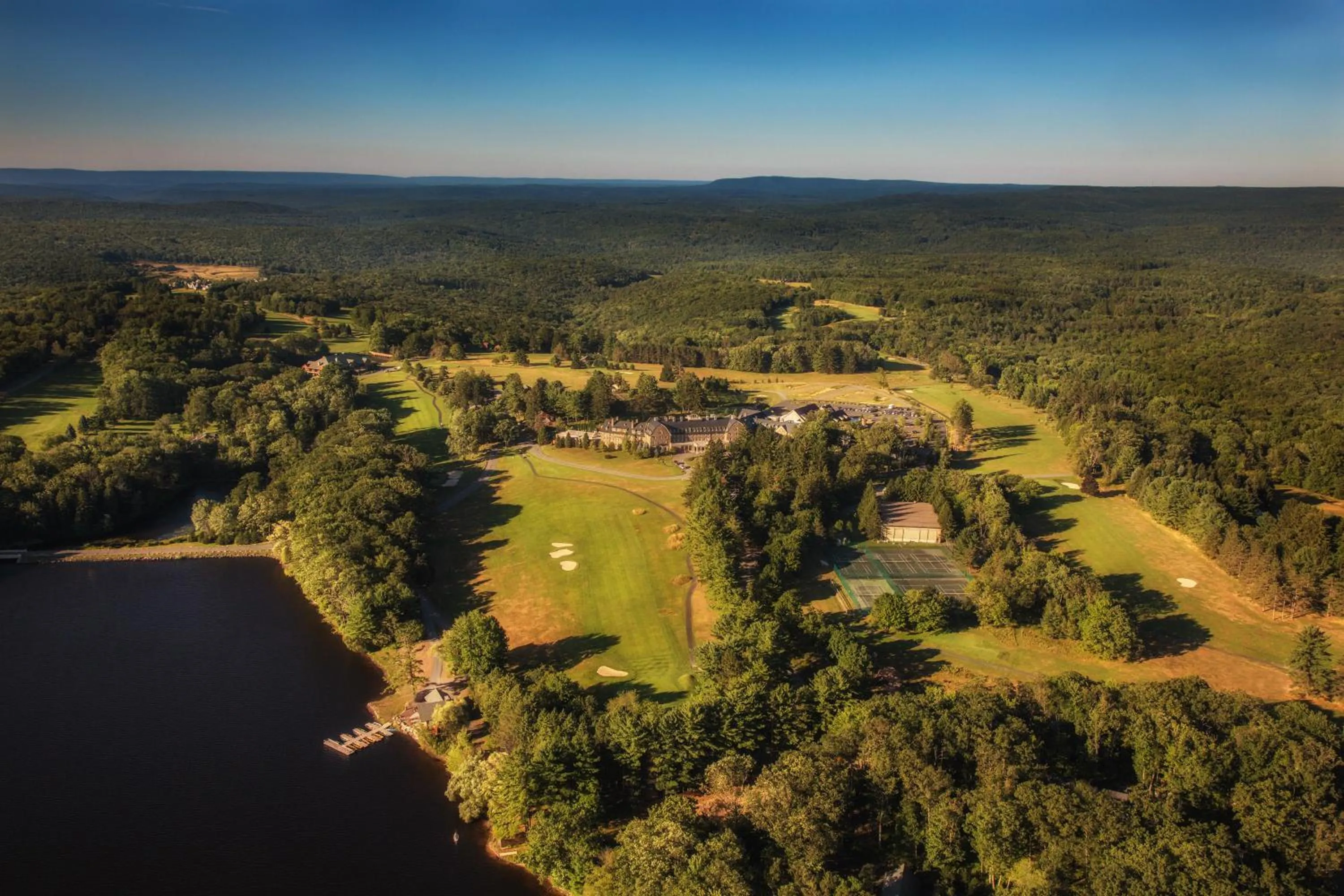 Bird's eye view in Skytop Lodge