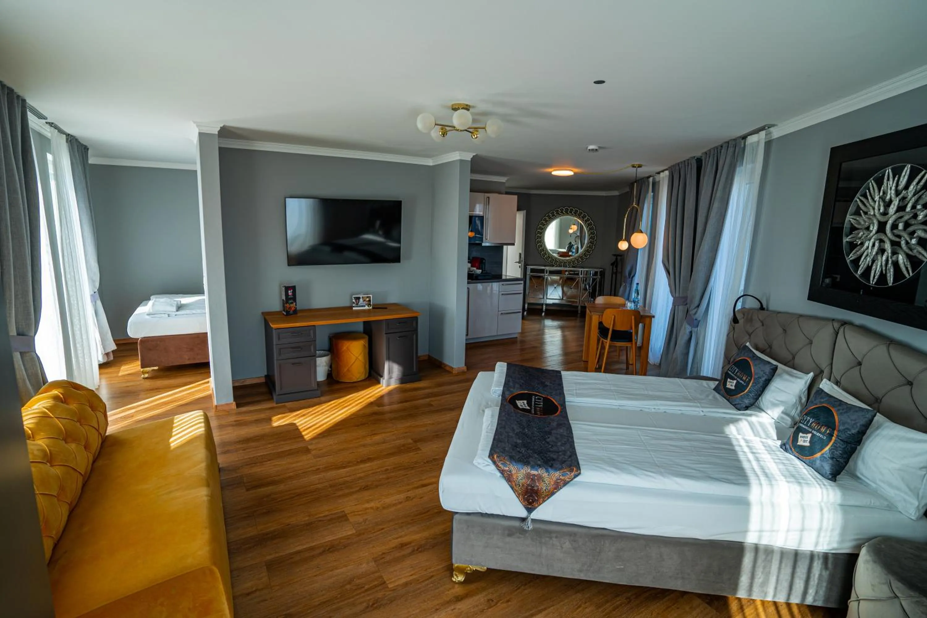 Bed in Boardinghouse City Home