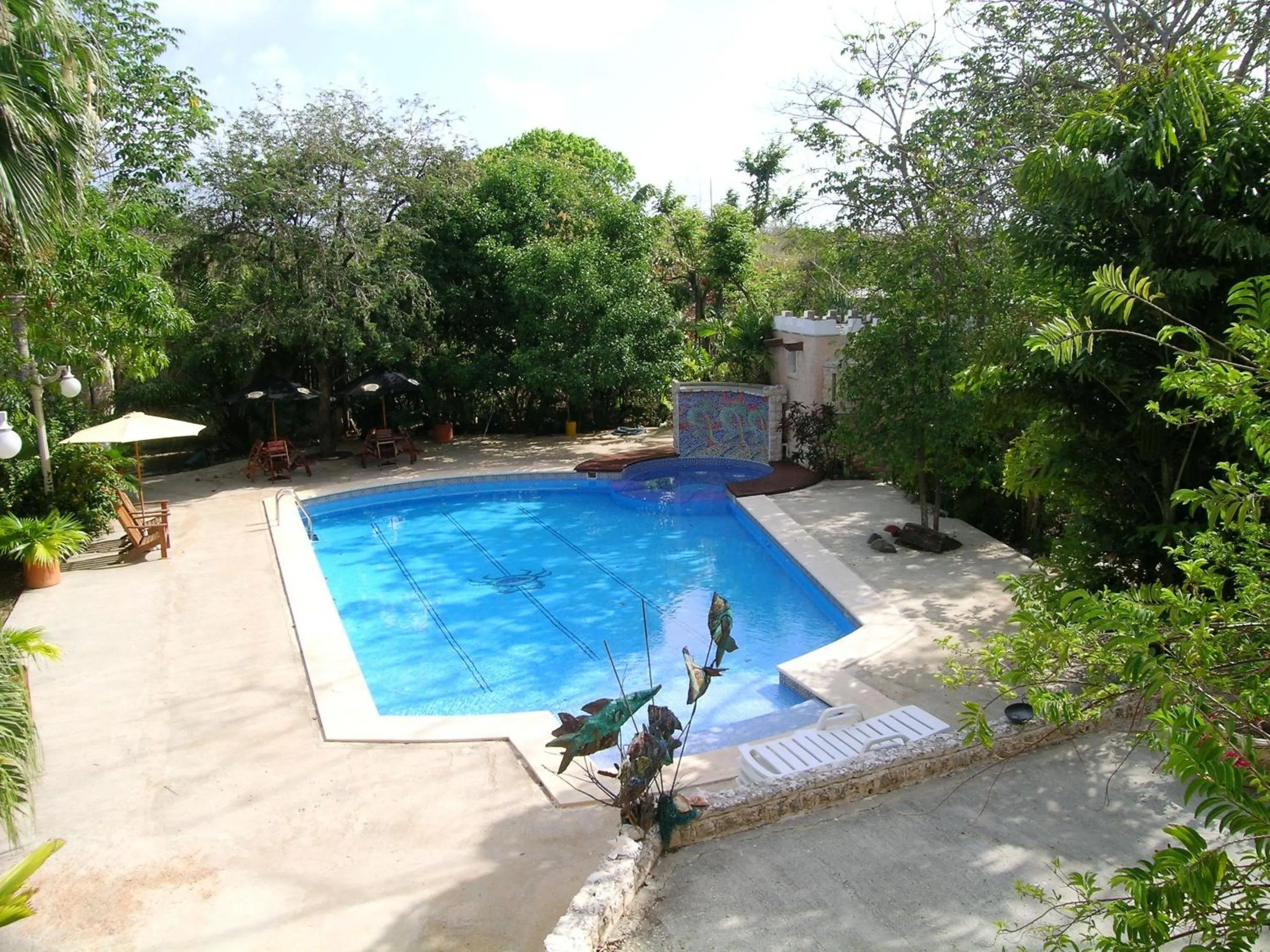 Swimming pool in Casa Las Palmas Hotel Boutique