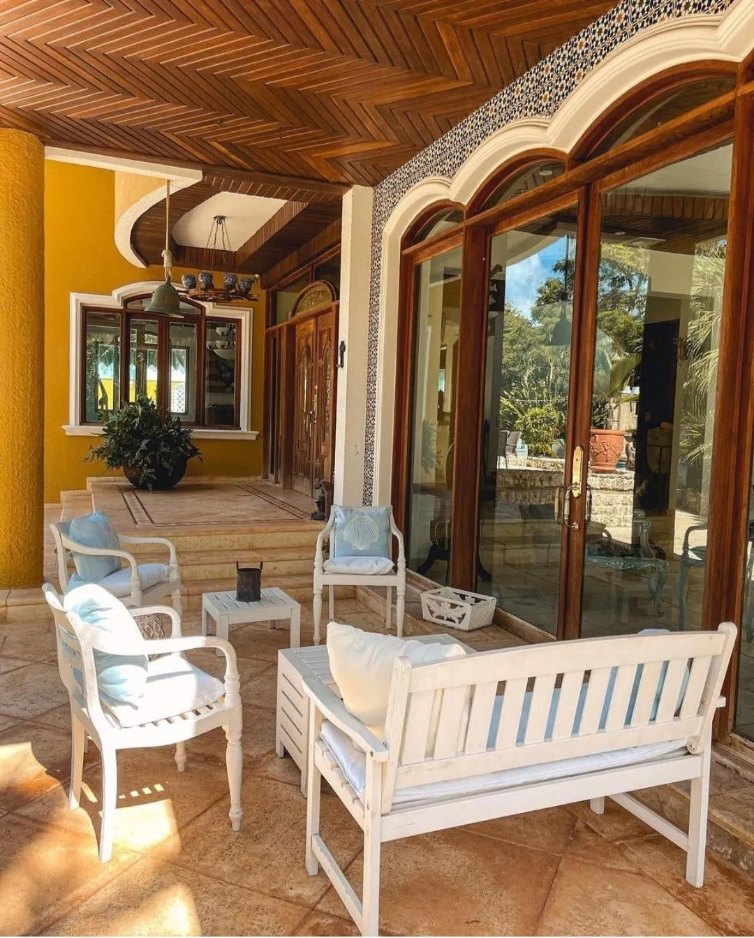 Patio in Casa Las Palmas Hotel Boutique